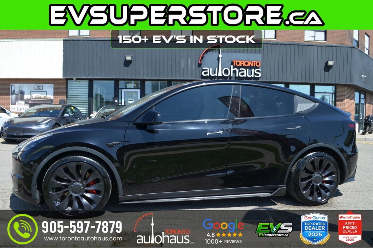 2022 Tesla Model Y Performance I WHITE INT. I EVSUPERSTORE.CA Photo