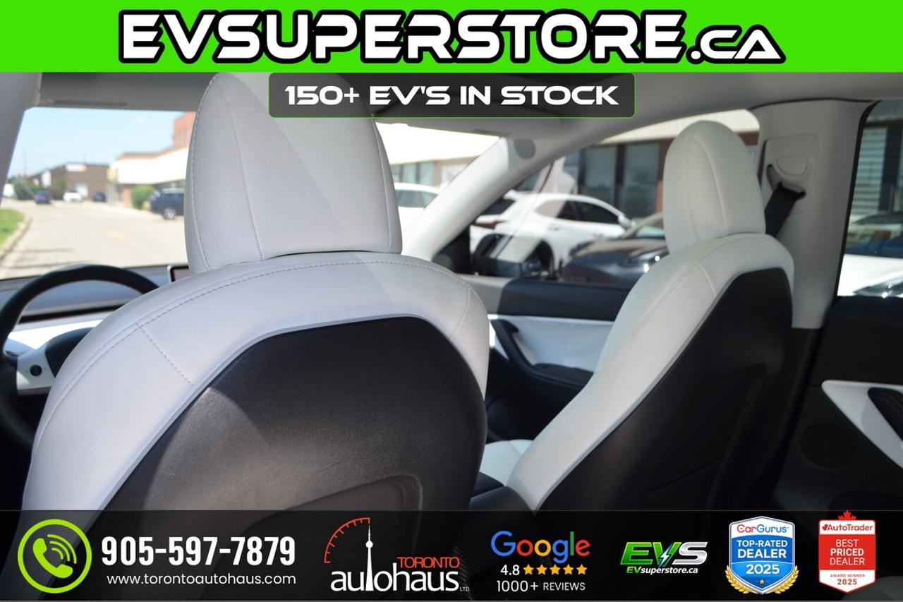 2022 Tesla Model Y Performance I WHITE INT. I EVSUPERSTORE.CA Photo