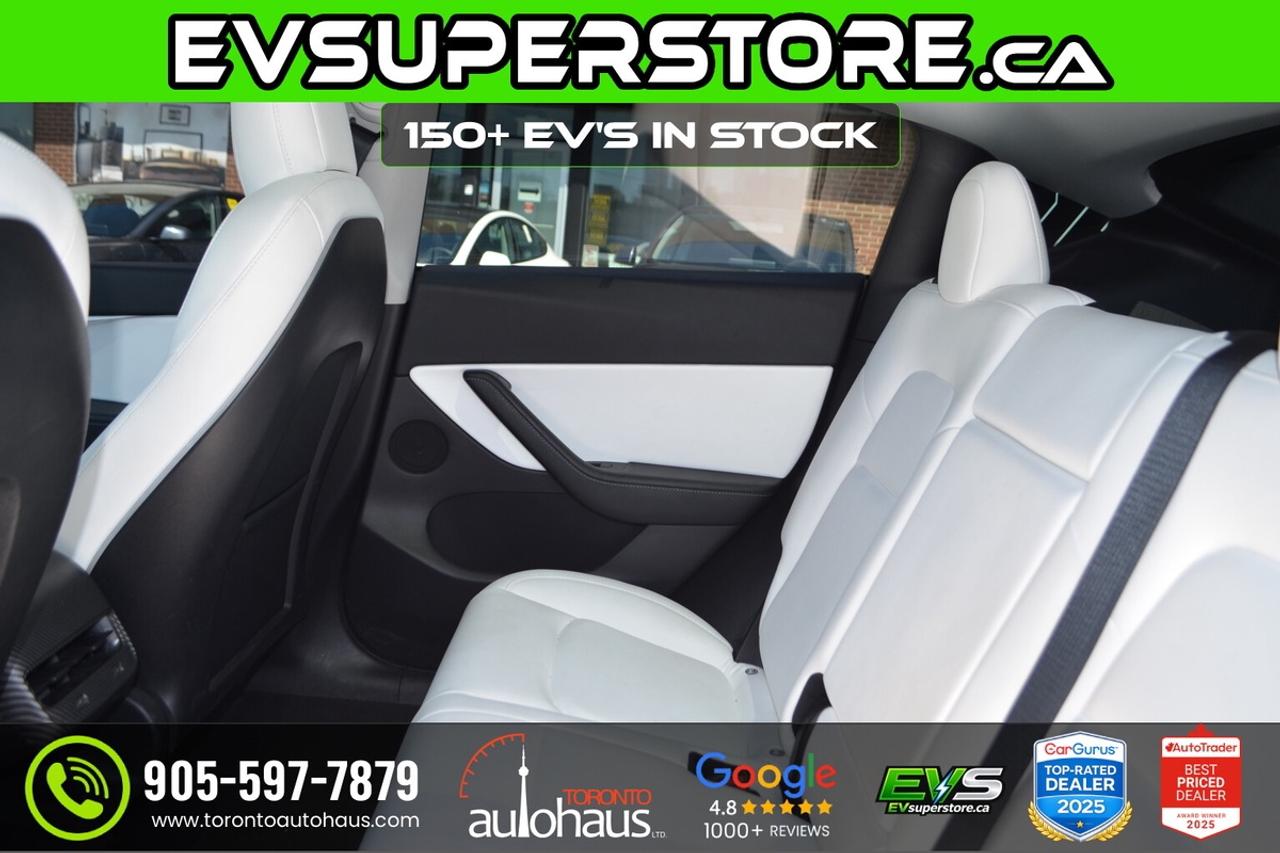 2022 Tesla Model Y Performance I WHITE INT. I EVSUPERSTORE.CA Photo