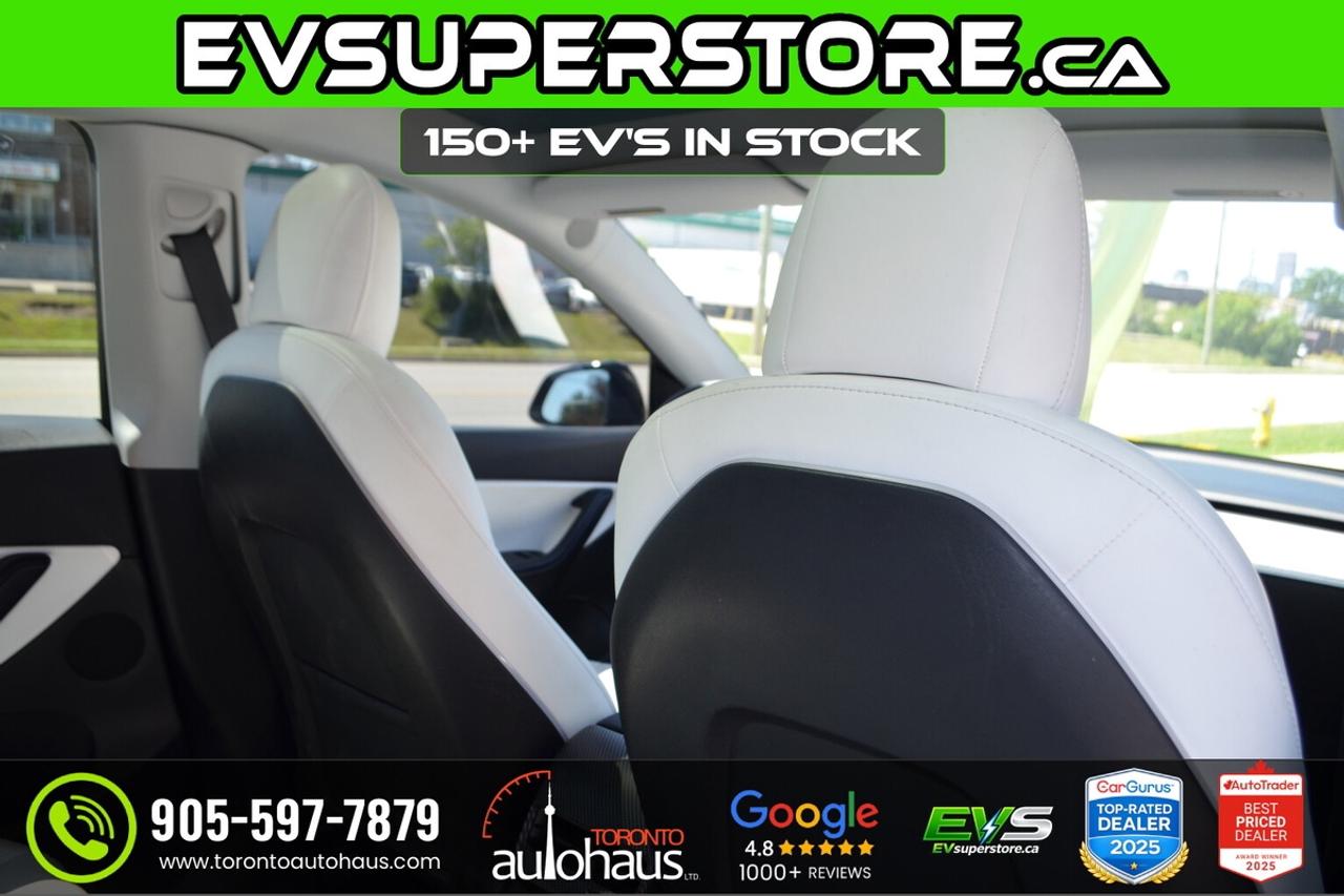 2022 Tesla Model Y Performance I WHITE INT. I EVSUPERSTORE.CA Photo