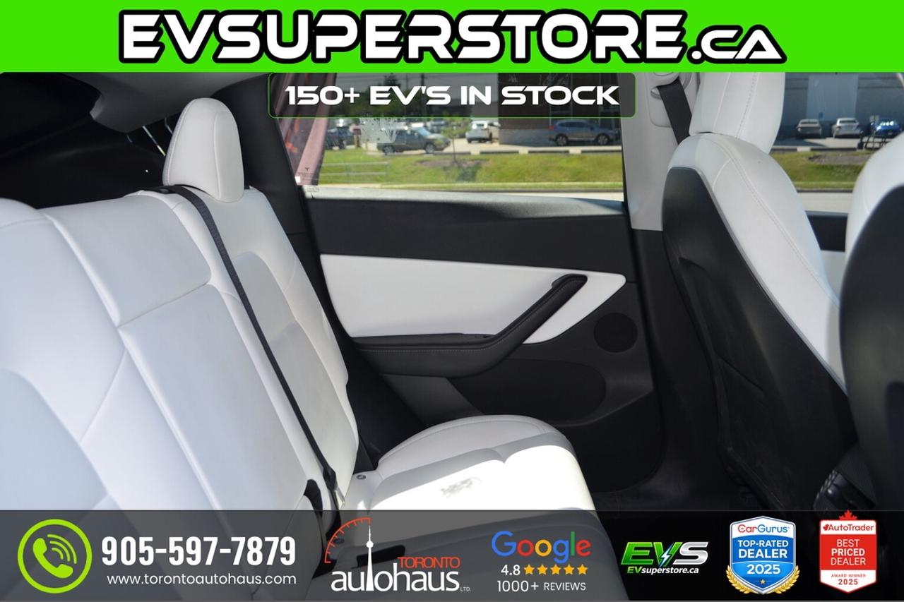 2022 Tesla Model Y Performance I WHITE INT. I EVSUPERSTORE.CA Photo