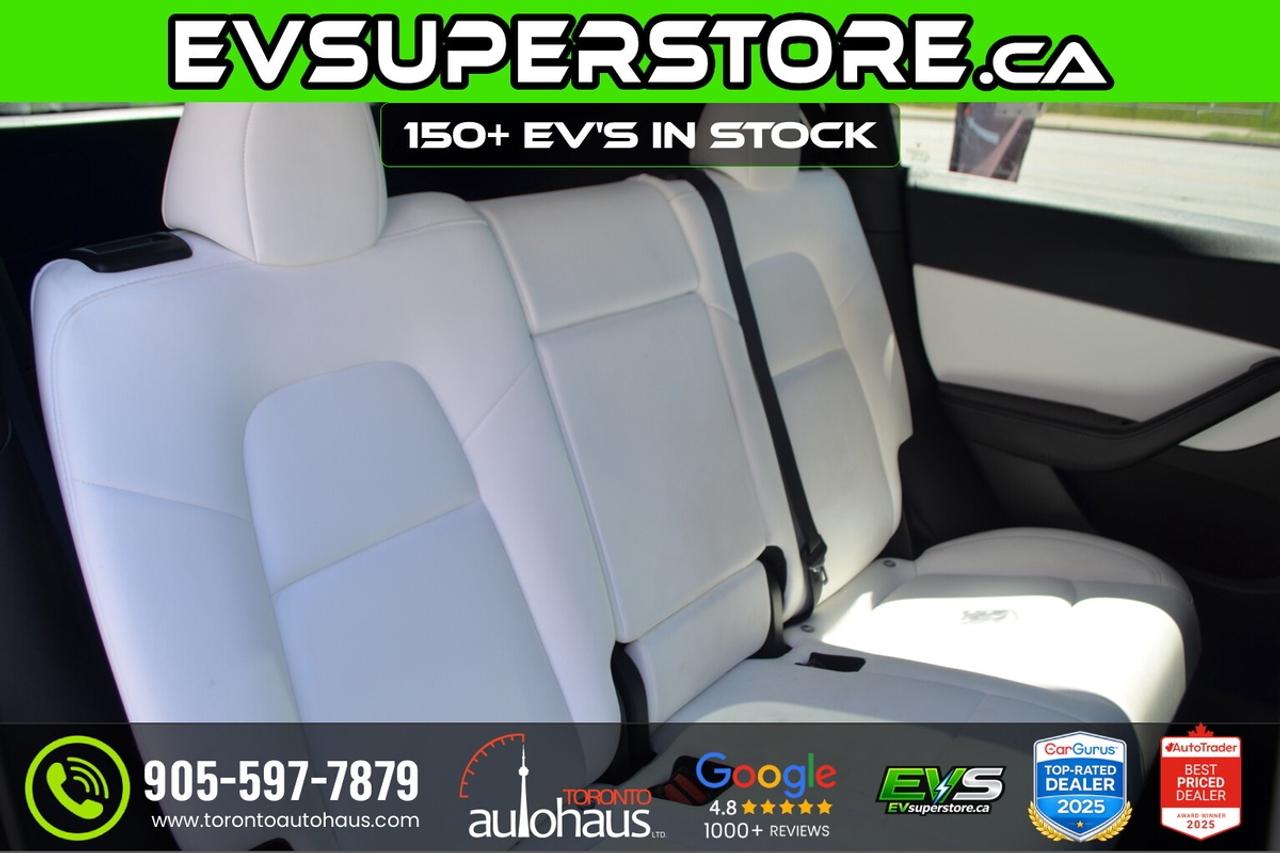 2022 Tesla Model Y Performance I WHITE INT. I EVSUPERSTORE.CA Photo