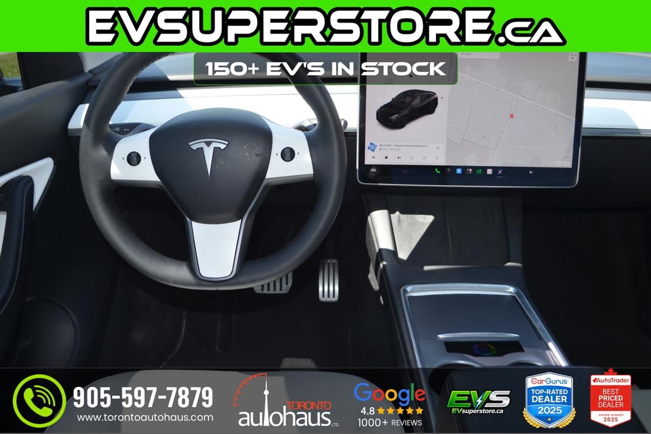 2022 Tesla Model Y Performance I WHITE INT. I EVSUPERSTORE.CA Photo