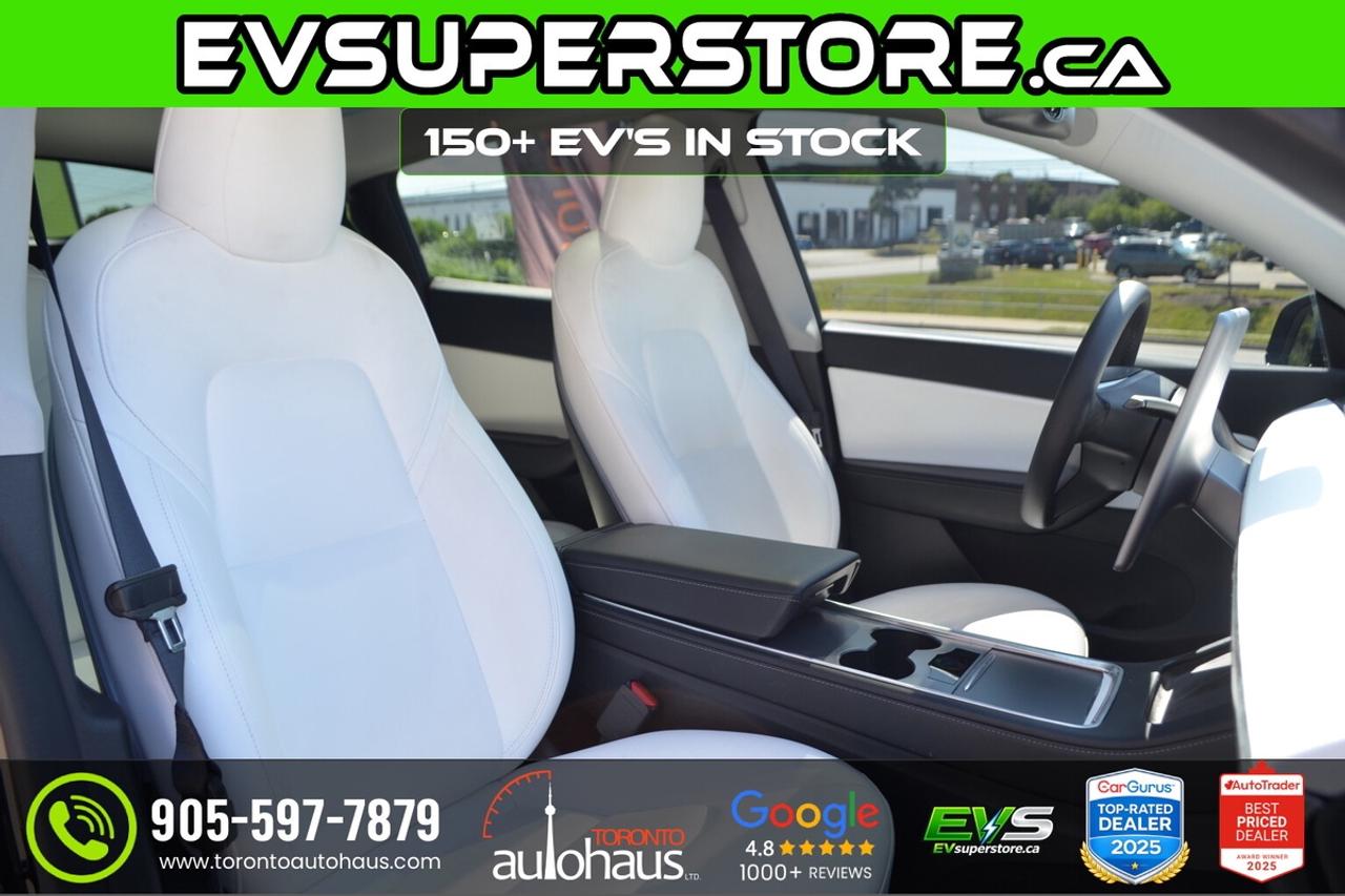 2022 Tesla Model Y Performance I WHITE INT. I EVSUPERSTORE.CA Photo
