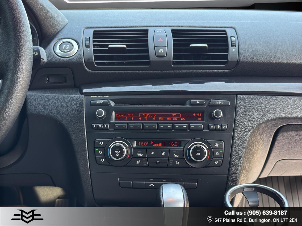 2012 BMW 1 Series Cabriolet 128i - 48,000KMS ONLY - LOW LOW KMS !!! Photo