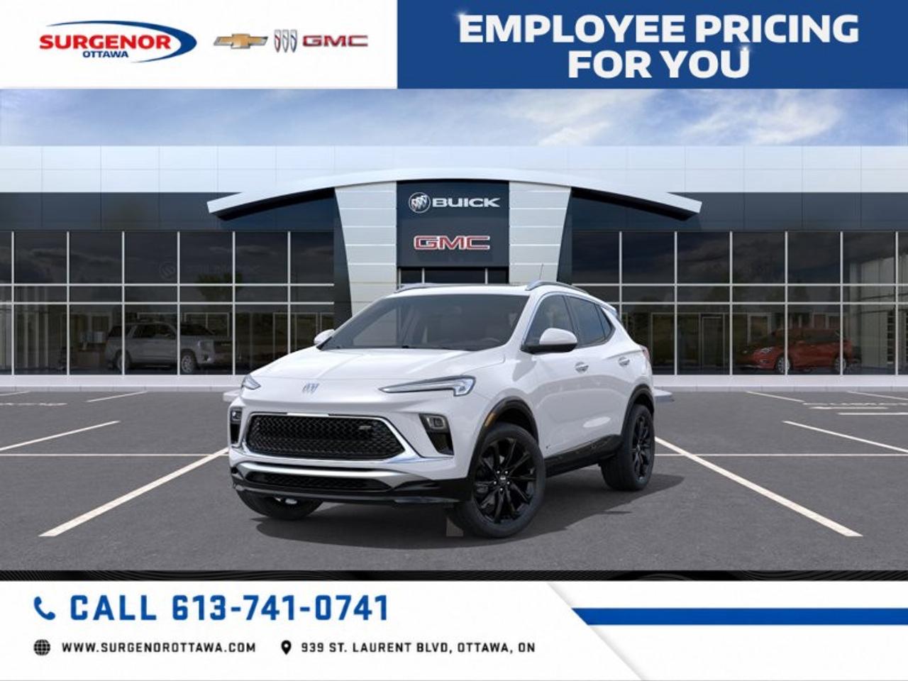 <p>Introducing the 2026 Buick Encore GX Sport Touring AWD, a stunning SUV that combines the elegance of its summit white exterior with the practicality of an all-wheel-drive system. Thanks to the ECOTEC 1.3L Turbo engine and 9-speed automatic transmission, this vehicle offers impressive performance and handling.</p> <p>The Encore GX Sport Touring captures attention with its striking 19-inch gloss black aluminum wheels and sleek design. Step inside to discover a sophisticated ebony interior complemented by Santorini blue stitching, creating a luxurious atmosphere with leatherette seat trims. Enjoy comfort with features like power seats, heated front seat(s), and a power moonroof that offers panoramic views.</p> <p>Technology is at the forefront of this vehicle, boasting an 11-inch diagonal HD colour touchscreen with Bluetooth audio streaming for two active devices, as well as wireless Apple CarPlay and Android Auto capability. With a host of safety features such as a backup camera, lane assist, and a Wi-Fi hotspot, this SUV prioritizes your safety and connectivity on the go.</p> <p>This vehicle is perfect for those who appreciate a blend of style, advanced technology, and safety. Whether youre commuting or embarking on an adventure, the Buick Encore GX delivers. Contact Surgenor Chevrolet Buick GMC Cadillac now to get more information or to schedule a test drive. Dont miss the opportunity to experience this exceptional SUV.</p>