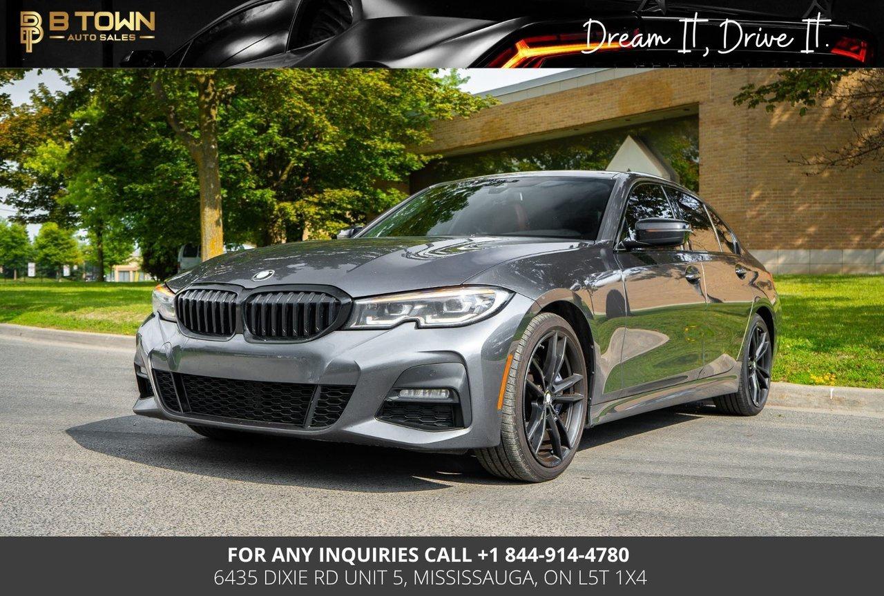 <strong>2022 BMW 330i xDrive M Sport Sedan</strong>




<span>Finished in </span><span>Grey over a striking Red interior</span><span>, this </span><span>2022 BMW 330i xDrive M Sport</span><span> combines athletic styling, refined luxury, and confident all-season performance. The M Sport Package adds a more aggressive appearance and driver-focused details, giving this premium sedan a distinctive road presence.</span>




<span>Powered by a </span><span>2.0L TwinPower Turbocharged 4-Cylinder engine producing 255 horsepower</span><span>, paired with an </span><span>8-Speed Sport Automatic Transmission</span><span> and </span><span>xDrive All-Wheel Drive</span><span>, the 330i delivers responsive acceleration, precise handling, and smooth everyday comfort. With </span><span>91,874 KM</span><span>, it is ready for its next owner.</span>




<strong>Factory Options & Features:</strong><span>

</span>

<span>&bull; M Sport Package

&bull; M Aerodynamic Exterior Styling

&bull; M Sport Steering Wheel

&bull; Sport Seats

&bull; 2.0L TwinPower Turbo 4-Cylinder &ndash; 255 HP

&bull; 8-Speed Sport Automatic Transmission

&bull; xDrive All-Wheel Drive

&bull; Heated Front Seats

&bull; Heated Steering Wheel

&bull; Power Front Seats with Driver Memory

&bull; Power Sunroof

&bull; BMW Live Cockpit

&bull; Navigation System

&bull; Apple CarPlay & Android Auto

&bull; Dual-Zone Automatic Climate Control

&bull; Rear View Camera

&bull; Front & Rear Parking Sensors

&bull; Blind Spot Monitoring

&bull; Lane Departure Warning

&bull; LED Headlights

&bull; M Sport Alloy Wheels</span>




<strong>At B-Town Auto Tricity, each vehicle undergoes a comprehensive inspection to ensure exceptional quality and performance. We proudly serve customers across the Greater Toronto Area and beyond, offering competitive financing, trade-ins, and nationwide shipping.</strong>




<strong>$999* FINANCING FEES APPLY.</strong>




<strong>Special Financing price: $33,888</strong>

<strong>Cash Price: $35,388</strong>




<strong>Thank you for choosing B-Town Auto Triciry.</strong>