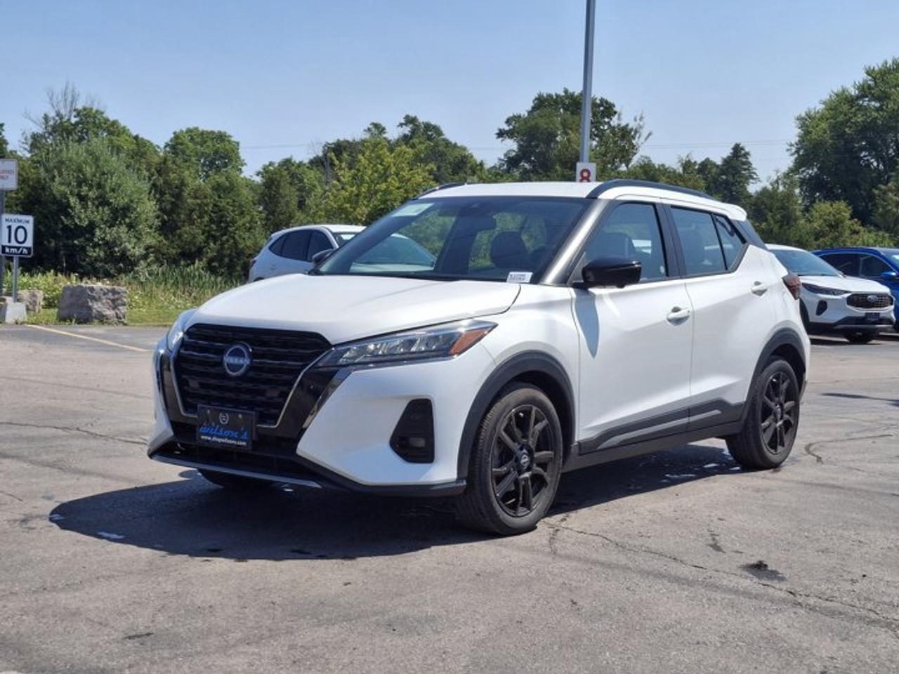 Come see this certified 2022 Nissan Kicks SR | Leather | Heated Seats | Remote Start | Bose Audio | CarPlay + Android | Keyless Entry & More !. Its Automatic transmission and 1.6 L engine will keep you going. This Nissan Kicks comes equipped with these options: Remote Start, Leather, Bose Speaker System, Air Conditioning, Heated Seats, Tilt Steering Wheel, Steering Radio Controls, Power Windows, Power Locks, and Keyless Entry. Stop by and visit us at Mark Wilsons Better Used Cars, 5055 Whitelaw Road, Guelph, ON N1H 6J4.MASSIVE SELECTION: 500+ vehicles in ONE LOCATION, all Live Market Priced for the best value!STRAIGHTFORWARD & TRANSPARENT PRICING: Our Advertised Price INCLUDES:Safety Certification! (No separate certification fee upcharge).FREE Carfax History Report!NO upcharge for paying cash!CONFIDENCE & PEACE OF MIND: 30-Day/3,000 km Warranty INCLUDED! Plus a 5-Day Exchange Privilege!*EASY FINANCING: Better-than-bank rates, $0 Down, and 3 Months No Payments available OAC. BAD CREDIT APPROVED HERE!WE BUY CARS: Get Top Dollar for your trade, or sell us your vehicle for CASH even if you dont buy ours!www.shopwilsons.comAn Honest, Transparent Buying Experience. Trusted in business since 1961!(Cash Prices Exclude HST and Licensing Fees only.)