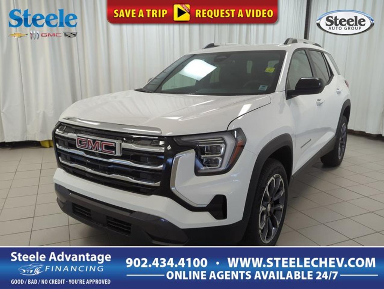 The 2027 GMC Terrain Awd Elevation brings fresh style, smart utility, and confident all-wheel drive to every trip in Dartmouth. Finished in White with a Black interior, this four-door SUV offers a clean, modern look that fits city streets and weekend drives alike. Its turbocharged 1.5L DOHC gas engine and automatic transmission deliver smooth daily performance with the added assurance of all-wheel traction.At Steele Chevrolet Buick GMC, this GMC Terrain Awd Elevation stands out for drivers who want practical versatility without giving up comfort or curb appeal. Aluminum wheels add a refined finish, while the automatic transmission helps make commuting, errands, and highway travel simple and relaxed. This SUV is well suited for Atlantic Canadian weather and changing road conditions.FEATURES OF THE Terrain Awd ElevationWhite exterior with bold SUV presenceBlack interior with clean modern lookAutomatic transmission for smooth everyday drivingAll-wheel drive for added road confidenceADVANCED SAFETY FEATURESFour-door design supports easy family accessAll-wheel drive adds secure tractionClear outward visibility for daily drivingStable SUV stance inspires road confidencePERFORMANCE AND EFFICIENCYTurbocharged 1.5L DOHC gas engineAutomatic transmission shifts smoothly and efficientlyAll-wheel drive supports changing road conditionsBalanced power for city highway travelCOMFORT AND CONVENIENCEFour doors for easy passenger entryBlack interior with practical layoutSUV ride height aids visibilityMirrors help with daily manoeuvresTECHNOLOGY AND CONNECTIVITYAutomatic operation keeps driving simpleDriver-focused controls support easy useModern GMC design feels intuitiveEssential features suit everyday routinesCARGO SPACESUV body offers useful rear cargo roomFlexible space for errands and gearIdeal shape for daily hauling needsCabin supports passengers and cargo balanceWHAT OTHER OWNERS LIKEConfident all-wheel drive in poor weatherEfficient turbo engine for daily useComfortable ride for commuting dutiesUseful cargo versatility for active lifestylesThe 2027 GMC Terrain Awd Elevation is a smart choice for drivers who want a compact SUV with the right mix of capability and everyday ease. The turbocharged 1.5L engine gives this vehicle responsive power for merging, passing, and steady cruising, while the automatic transmission keeps the drive smooth in traffic and on open roads. With all-wheel drive, it is ready to handle wet pavement, changing seasons, and the varied driving conditions common across Nova Scotia.Its White exterior gives this SUV a crisp and upscale appearance, while the Black interior creates a timeless cabin environment that is easy to enjoy every day. The four-door layout makes entry and exit simple for passengers, and the SUV shape provides the kind of versatility many drivers want for groceries, sports gear, and travel bags. Aluminum wheels complete the look with a polished touch that suits the Terrains confident character.This GMC Terrain Awd Elevation is ideal for drivers who value straightforward features, solid traction, and practical design. It delivers the elevated seating position many SUV shoppers want, along with the flexibility needed for family use, commuting, and weekend plans. At Steele Chevrolet Buick GMC in Dartmouth, this Terrain is ready to bring comfort, utility, and confident performance to your daily routine.This 2027 GMC Terrain Awd Elevations VIN is: 3GKALUEG0VL126236.