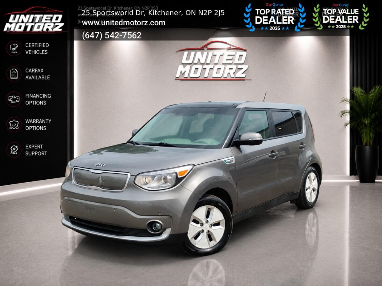 2016 Kia Soul EV Wgn Luxury FWD ~SAFETY CERTIFIED~NO ACCIDENTS~O Photo
