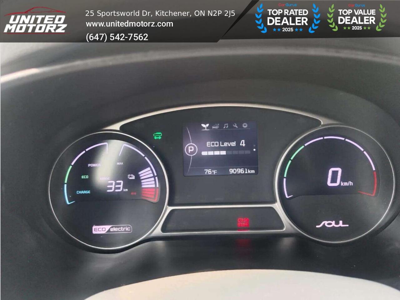 2016 Kia Soul EV Wgn Luxury FWD ~SAFETY CERTIFIED~NO ACCIDENTS~O Photo