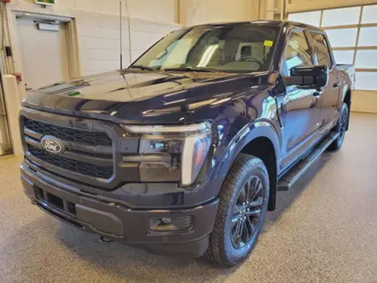 This all-new 2026 Ford F-150 Lariat is showcased in the elegant Antimatter Blue. Equipped with the powerful 3.5L V6 engine, it produces 400 horsepower and 500 lb-ft of torque. Paired with a 10-speed automatic transmission, this truck is built to deliver excellent fuel efficiency giving it a combined highway/city rating of 12.3L 100/km (23 miles per gallon).

Key Features:
Ford Co-Pilot360 Assist 2.0
Adaptive Cruise Control
360-Degreee Camera
Lane Centering Assist
Evasive Steering Assist
Front Parking Sensors
14 Speaker B&O Sound System
Connected Navigation
Remote Start System
Universal Garage Door Opener
Heated Steering Wheel
Memory Driver Seat
Heated And Ventilated Front Seats
Lariat Black Appearance Package
Engine Block Heater
Tow/Haul Package
Bed Utility Package

Moose Jaw Ford, conveniently located at 1010 North Service Road in Moose Jaw, is your trusted destination for all your automotive needs. With an impressive 4.8-star Google rating from nearly 1,500 reviews, we are proud to deliver an exceptional vehicle-buying experience tailored just for you. Our Moose Jaw Motives set us apart, offering unbeatable value like half-priced oil changes for life on pre-owned vehicles, one year of key and remote protection, and one year of tire and rim protection. Enjoy peace of mind with every purchase. At Moose Jaw Ford, were committed to driving positive change in our community by combining exceptional service, high-quality vehicles, and a guest-first approach. Visit us today!