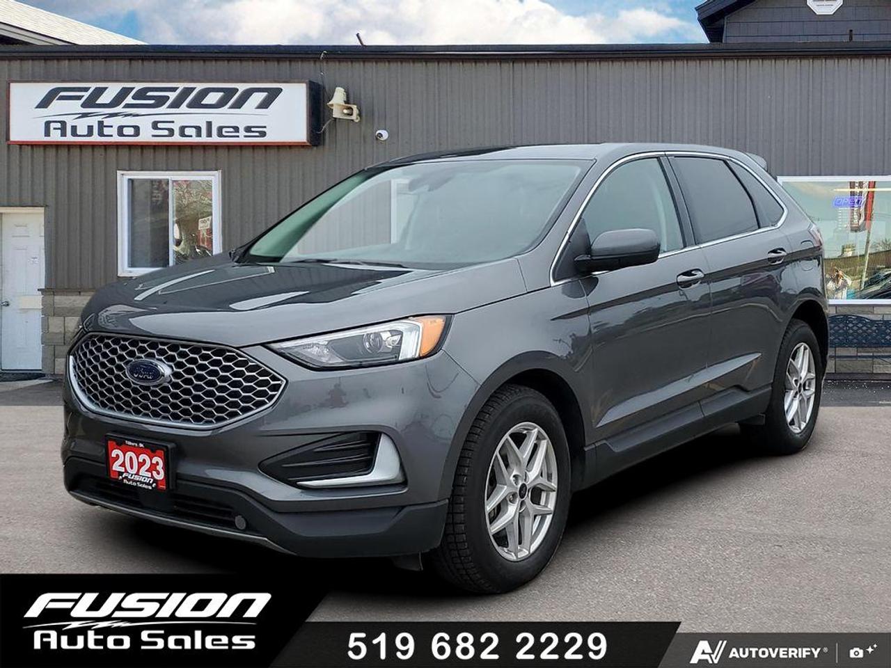 <p>Discover adventure and sophisticated style with this pre-owned 2023 Ford Edge SEL AWD, now available at Fusion Auto Sales. Dressed in a sleek gray exterior and featuring a comfortable black interior, this SUV crossover is designed to impress and perform. Its robust 2.0L V4 Turbo engine paired with an automatic transmission and All-Wheel Drive ensures youll tackle Canadian roads with confidence, no matter the season. With four doors and ample space, its the perfect companion for your daily commute, weekend getaways, and everything in between. This capable vehicle has just 151,438 km on the odometer, offering a fantastic opportunity to own a nearly new Ford Edge.</p><p>Experience the perfect blend of capability and comfort. The 2023 Ford Edge SEL AWD offers a dynamic driving experience with its responsive engine and advanced All-Wheel Drive system, providing exceptional traction and control in any weather condition. Inside, youll find a well-appointed cabin designed for driver and passenger enjoyment, making every journey a pleasure.</p><p>Here are five sizzling features of this 2023 Ford Edge SEL AWD:</p><ul><li><strong>All-Wheel Drive Capability:</strong> Conquer Canadian winters and challenging terrains with confidence thanks to the intelligent All-Wheel Drive system, delivering superior grip and stability when you need it most.</li><li><strong>Powerful 2.0L V4 Turbo Engine:</strong> Experience exhilarating acceleration and responsive performance from the turbocharged engine, offering a thrilling yet efficient driving dynamic.</li><li><strong>SEL Trim Excellence:</strong> Enjoy the elevated comfort and convenience features that come standard with the SEL trim, designed to enhance your driving experience.</li><li><strong>Spacious SUV/Crossover Body Style:</strong> With its versatile design, this SUV crossover offers ample passenger room and cargo space, making it ideal for families, adventurers, and everyday life.</li><li><strong>Modern Gray Exterior with Black Interior:</strong> Turn heads with the sophisticated gray exterior, complemented by a sleek and premium black interior for a timeless and elegant aesthetic.</li></ul><p><strong><em>Powered by AutoIntelligence&trade;</em></strong></p><p>Vehicle information has been generated using artificial intelligence and is provided for informational purposes only. While efforts are made to ensure accuracy, please confirm all details directly with the dealer.</p><p>The Fusion Philosophy<br><br>At Fusion Auto Sales, we put more effort into buying our vehicles than we do trying to sell them. By constantly monitoring what other car lots are doing, we strive to be the lowest priced dealer in our market. We won&rsquo;t purchase a vehicle to &ldquo;fill a hole&rdquo;. We know that the vehicles on our lot are great value for the money and smart shoppers realize that also. Adhering to this philosophy makes it easy for our customers. If they find a vehicle on our lot that fulfills their needs and wants, they know that they&rsquo;re getting great value. <br><br>If we don&rsquo;t have what you&rsquo;re looking for, we can find it! Over 150 customers have saved thousands of dollars buy joining our&rdquo; locate club&rdquo;. People that know what they want and what they want to pay (within reason of course), get the vehicle of their dreams and enjoy huge savings. Contact us for details.<br><br><br><br>Fusion Auto Sales is in Tilbury, Ont. located between Windsor and London right off the 401. We are among 7 dealerships within a &frac12; kilometer distance which is great for out of town shoppers. We began satisfying customers in 2009 and have been doing so ever since. In 2012 Fusion was recognized as 1 of the 50 fastest growing companies in Canada. And then, in 2018, we were named one of the top 5 independent automobile dealerships in the country. <br><br>We specialize in late model vehicles at below than average pricing, everything is fully certified and every unit is Car Proof verified and is fully disclosed with every unit. We offer every type of financing from perfect credit at great rates to credit challenges with competitive rates. We also specialize in locating vehicles for customers, we cant have everything on the lot so if you do not see it and are having a hard time finding what you are looking for, let us know and we can find it for you. Fusion Auto Sales spans its customer base from Windsor all the way to Timmins, On and every where in between. Our philosophy is You are going to like the way we deal and everyone does, straight honest answers with no monkey business and no back and forth between sales and managers.</p>