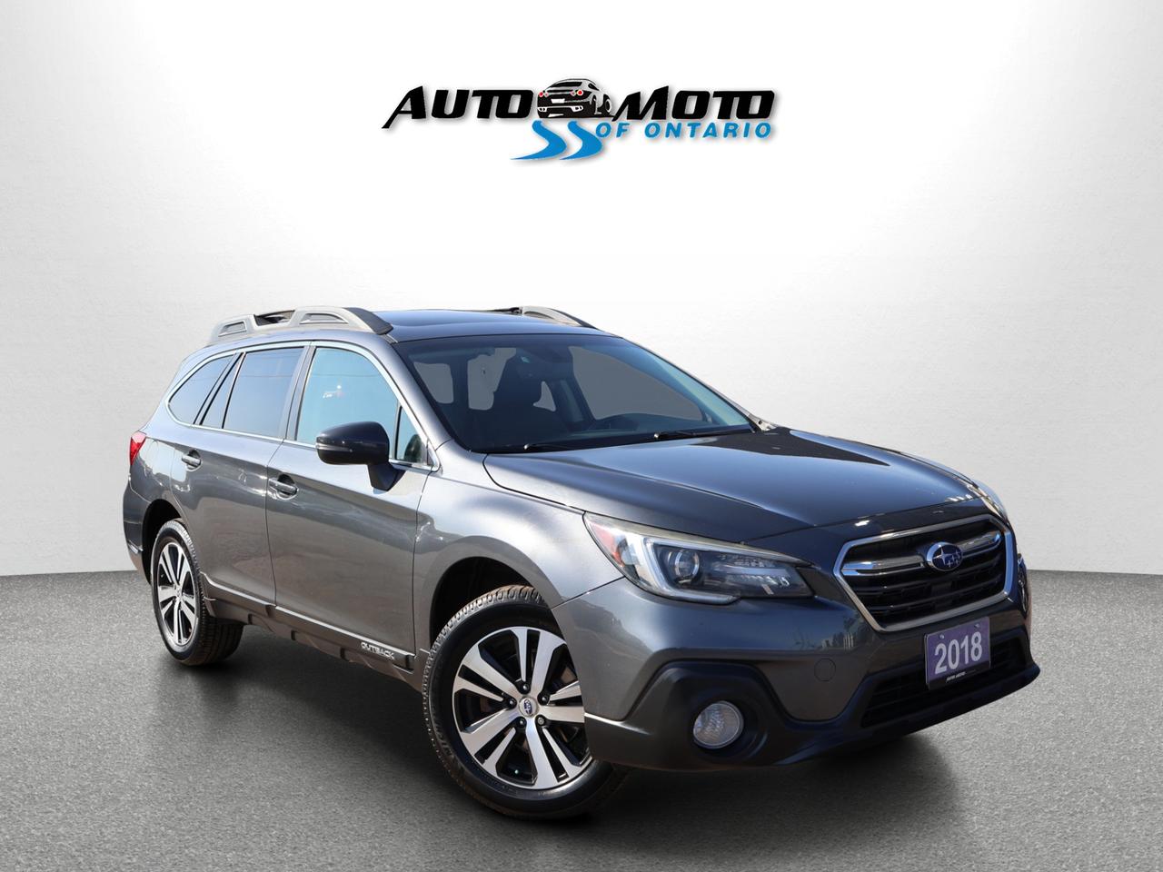 <p>*SAFETY INLCUDED*LOCAL ONTARIO CAR*ONE OWNER*<span> </span><span>Very Clean Subaru Outback </span><span>LIMITED</span><span> 2.5L 4Cyl AWD with Automatic Transmission. Grey on Black Leather Interior. Fully Loaded with: Power Windows, Power Locks, and Power Heated Mirrors, AUX, AC, Bucket Heated Front and Rear Seats, Sunroof, Bluetooth, Keyless, Roof Rack, Steering Mounted Controls, Fog Lights, Dual Power Front Seats, Back Up Camera, Blind Spot Indicators, Side Turning Signals, Navigation System, Paddle Shifters, Power Tail Gate, Heated Rear Seats, Wood Interior, Push to Start, Lane Departure Alert, Reverse Parking Sensors, Premium Harman/Kardon Audio System, and ALL THE POWER OPTIONS!! </span></p><p><span>-------------------------------------------------</span><br><span>Financing options are available start from 6.29% with $0 Down payment O.A.C.</span><br><span>-------------------------------------------------</span><br><span>SAFETY CERTIFICATION INCLUDED*** Vehicle comes with: Safety Certification, and Car Fax Report ALL INCLUDED!! At no extra cost to you!! Dont miss this opportunity to own a high-quality, pre-owned vehicle. </span><br><span>-------------------------------------------------</span><br><span>Additionally, our vehicles qualify for up to 4 years of extended warranty. Please speak to your sales representative for more information.</span><br><span>-------------------------------------------------</span><br><span>We are open Monday to Saturday from 10am - 6pm, Sundays Closed.</span><br><span>-------------------------------------------------</span><br><span>We also welcome trade-ins, with on-site buyers available to estimate your vehicle on the same day.</span><br><span>-------------------------------------------------</span><br><span>Visit us at 3219 Harvester Road, Burlington, L7N 3N8 or call us at Nine O Five-281-2255 for more information.</span><br><span>------------------------------------------------</span><br><span>Check our inventory at www automotoinc ca</span></p>
