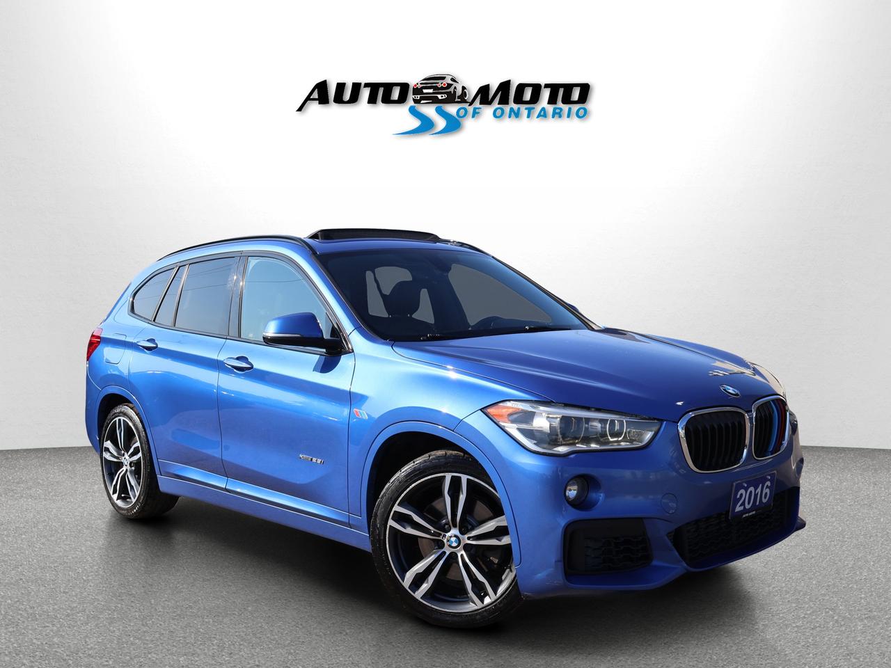 <p>*SAFETY INCLUDED*12 BMW SERVICE RECORDS<span>* </span><span>Very Clean AWD </span><span>BMW X1 XDrive28i 2.0L M-PACKAGE with Automatic </span><span>Transmission.</span><span> Blue</span><span> on Black </span><span>Leather Interior. Fully Loaded with: Power Windows, Power Locks, and Power Heated Mirrors, CD/ AUX, AC, Dual Climate Control, Alloys, Heated Leather Front & Rear Seats, Bluetooth, Back Up Camera, Navigation System, Panoramic Sunroof, Keyless, Xenon, Cruise Control, Memory Power Dual Front Seats, Memory Front Seat, Fog Lights, Push to Start, </span><span>Premium</span><span> Harman/Kardon Audio System, Wood Interior, Roof Rack, Privacy Glass, Front and Rear Parking Sensors, Power Tail Gate, Paddle Shifters, and ALL THE POWER OPTIONS!! </span></p><p><span>-------------------------------------------------</span><br><span>Financing options are available start from 6.29% with $0 Down payment O.A.C.</span><br><span>-------------------------------------------------</span><br><span>SAFETY CERTIFICATION INCLUDED*** Vehicle comes with: Safety Certification, and Car Fax Report ALL INCLUDED!! At no extra cost to you!! Dont miss this opportunity to own a high-quality, pre-owned vehicle. </span><br><span>-------------------------------------------------</span><br><span>Additionally, our vehicles qualify for up to 4 years of extended warranty. Please speak to your sales representative for more information.</span><br><span>-------------------------------------------------</span><br><span>We are open Monday to Saturday from 10am - 6pm, Sundays Closed.</span><br><span>-------------------------------------------------</span><br><span>We also welcome trade-ins, with on-site buyers available to estimate your vehicle on the same day.</span><br><span>-------------------------------------------------</span><br><span>Visit us at 3219 Harvester Road, Burlington, L7N 3N8 or call us at Nine O Five-281-2255 for more information.</span><br><span>------------------------------------------------</span><br><span>Check our inventory at www automotoinc ca</span></p>