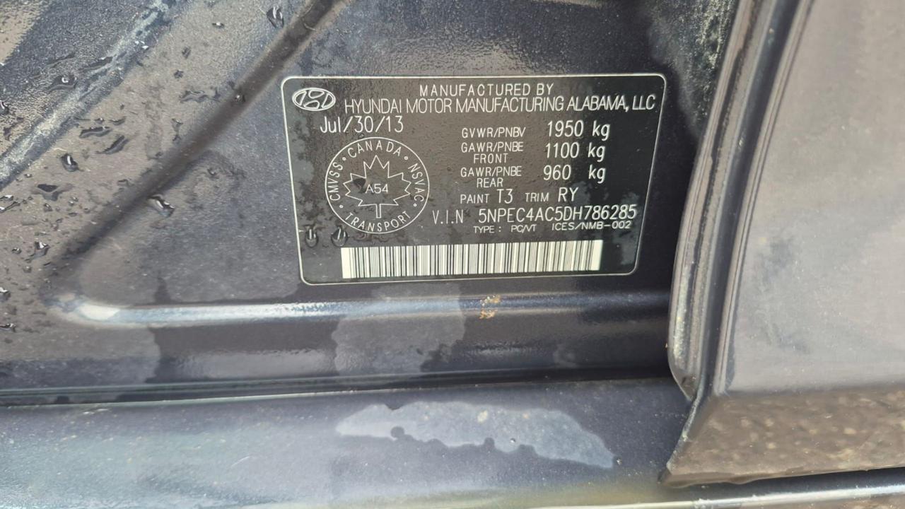 2013 Hyundai Sonata SE, WHEELS, LEATHER, AUTO, LOADED, CERTIFIED Photo