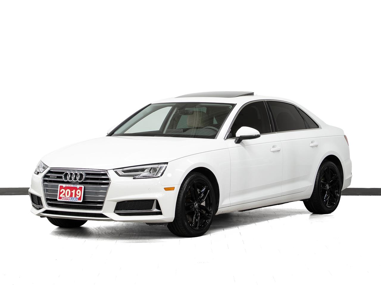 2019 Audi A4 TECHNIK AWD | Nav | Leather | Sunroof | CarPlay