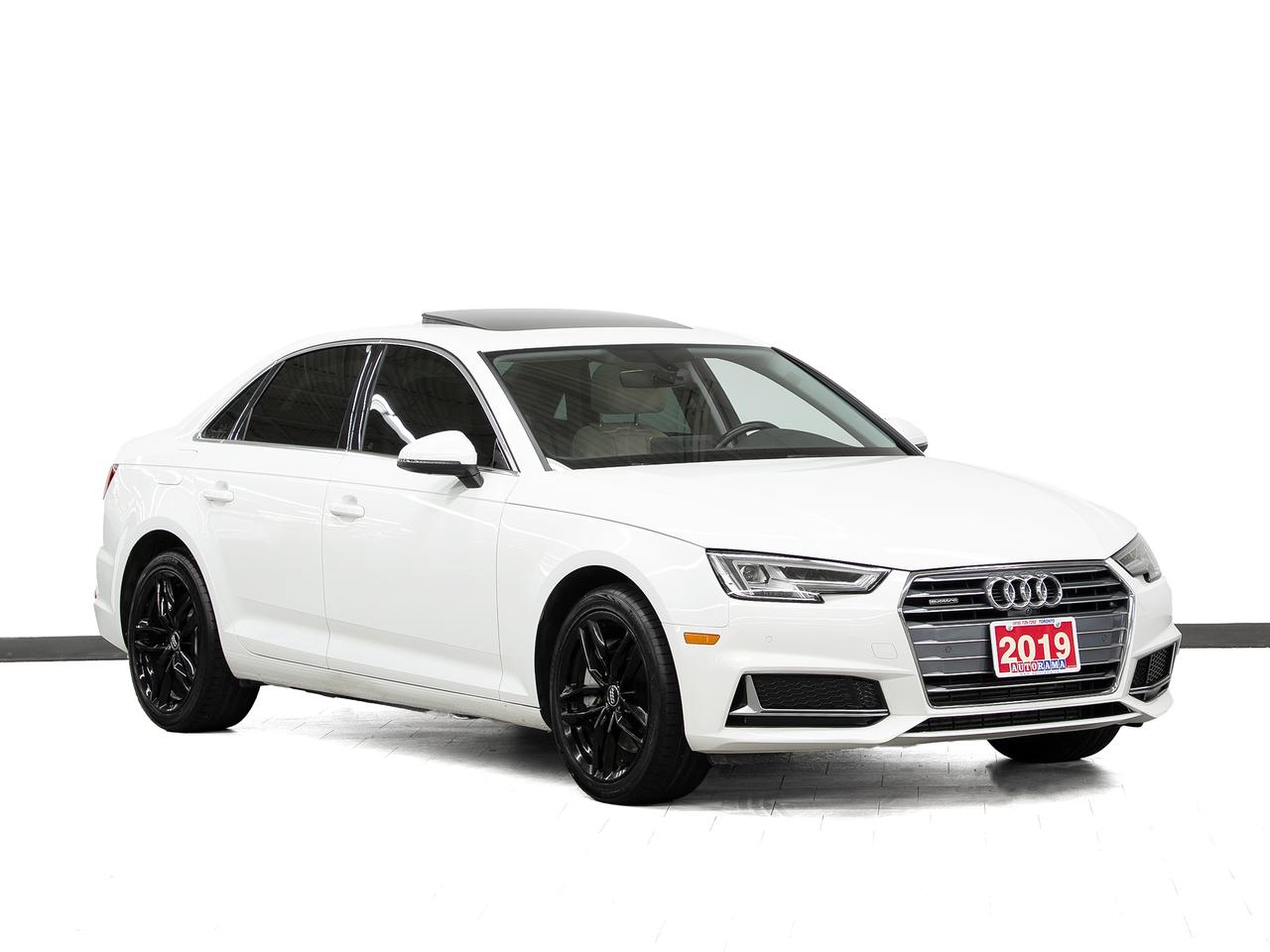 2019 Audi A4 TECHNIK AWD | Nav | Leather | Sunroof | CarPlay