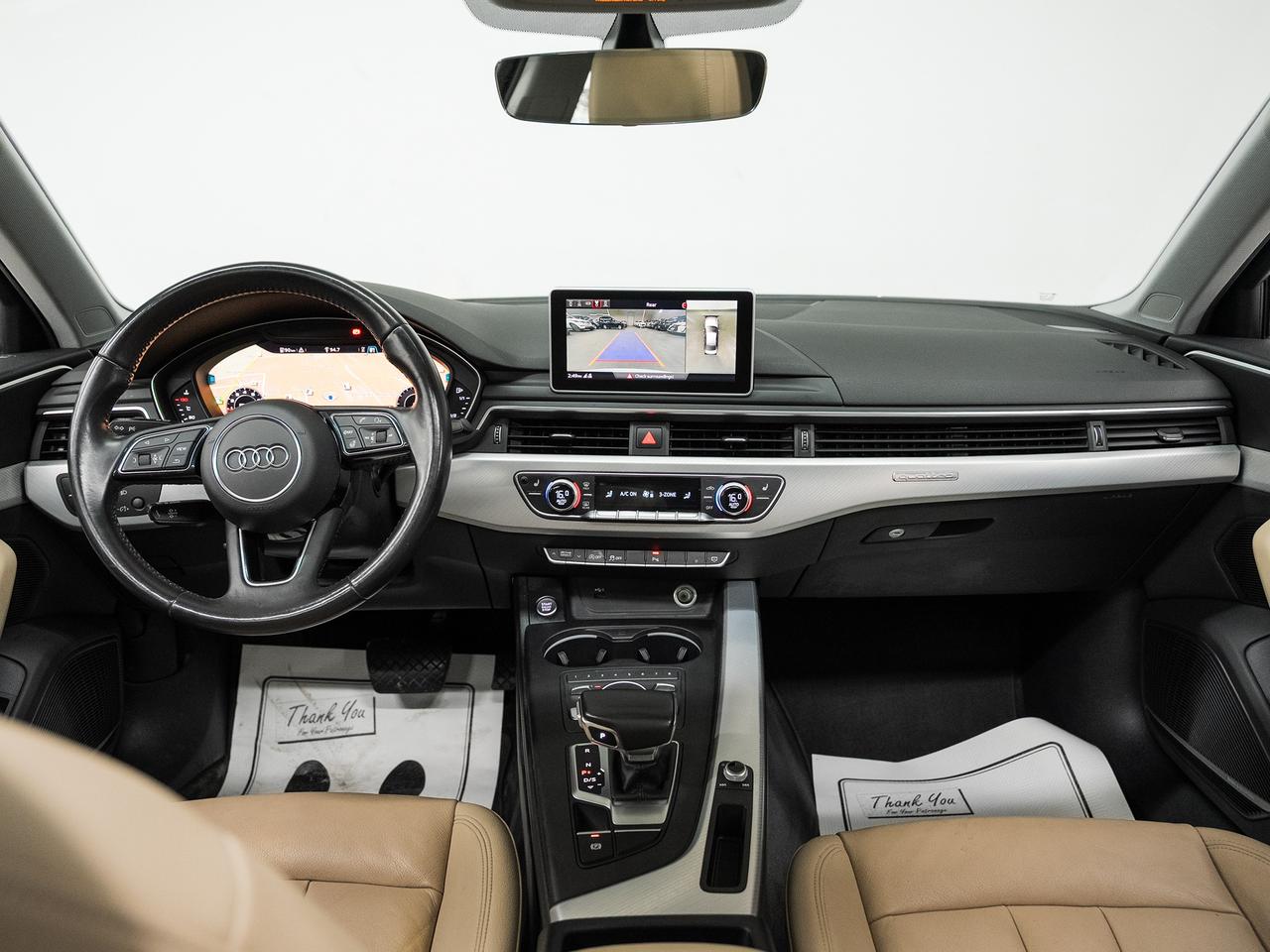 2019 Audi A4 TECHNIK AWD | Nav | Leather | Sunroof | CarPlay