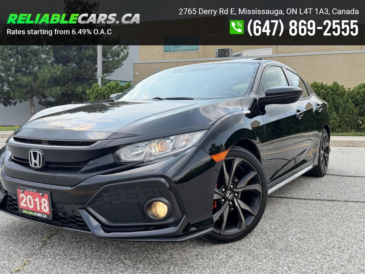 2018 Honda Civic SPORT | No-Accident | Hatchback | Loaded Photo