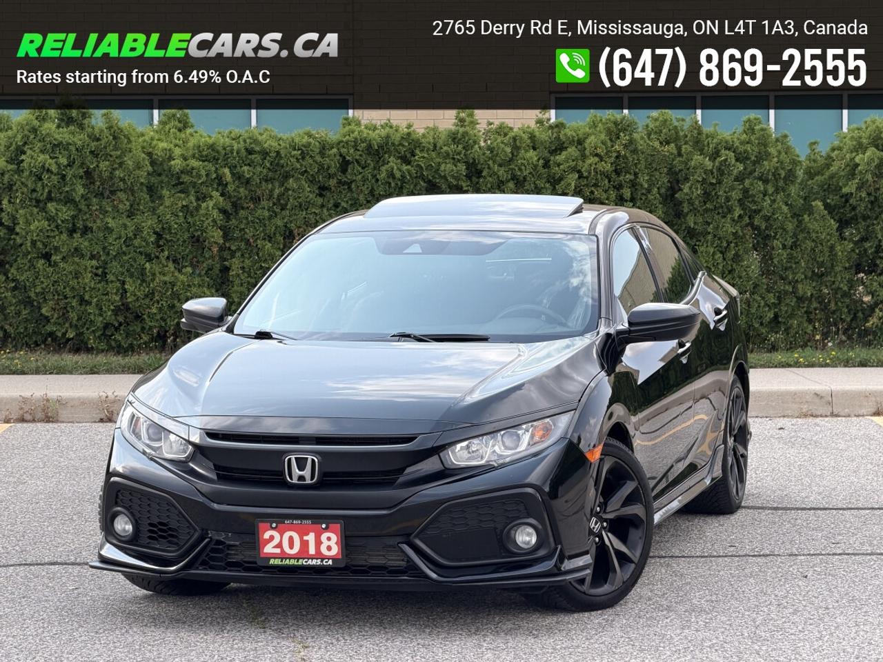2018 Honda Civic SPORT | No-Accident | Hatchback | Loaded Photo