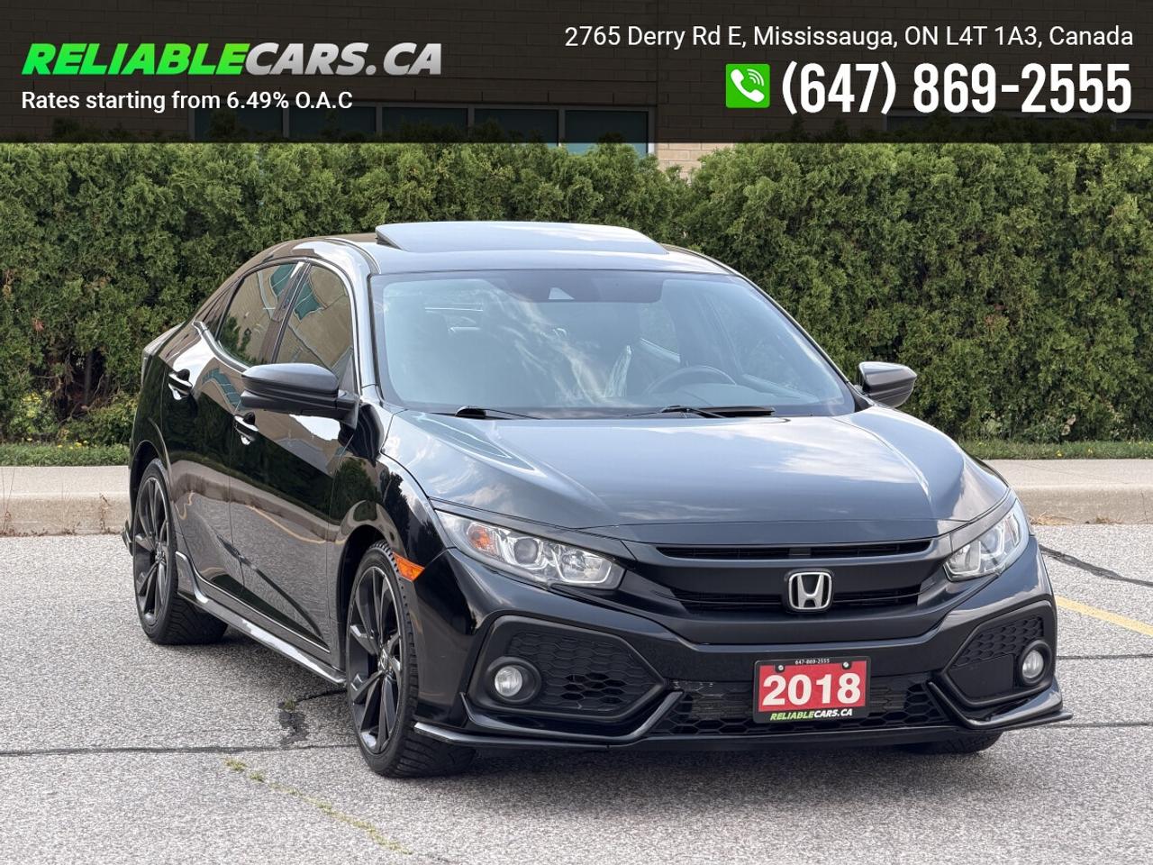 2018 Honda Civic SPORT | No-Accident | Hatchback | Loaded Photo