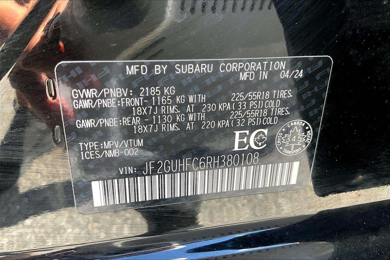 2024 Subaru Crosstrek Onyx   Sunroof   Heated Seats   Backup Camera Photo