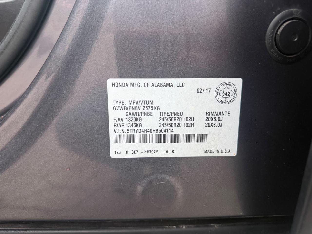 2017 Acura MDX NAVIGATION Photo