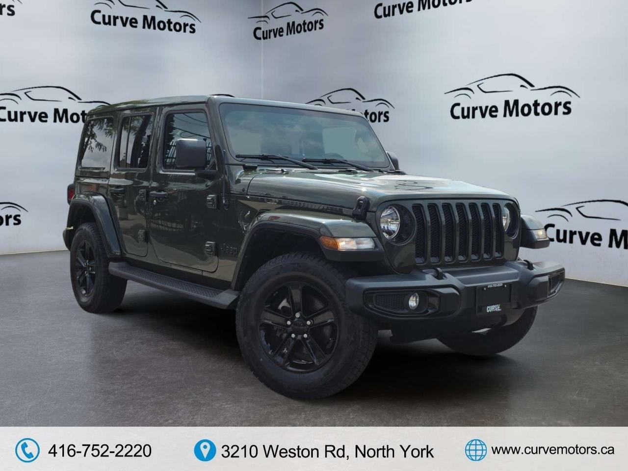 2022 Jeep Wrangler Unlimited Sahara Altitude SKY ONE-TUCH ROOF TOP * 1 OWNER / ALPINE SOUND Photo0