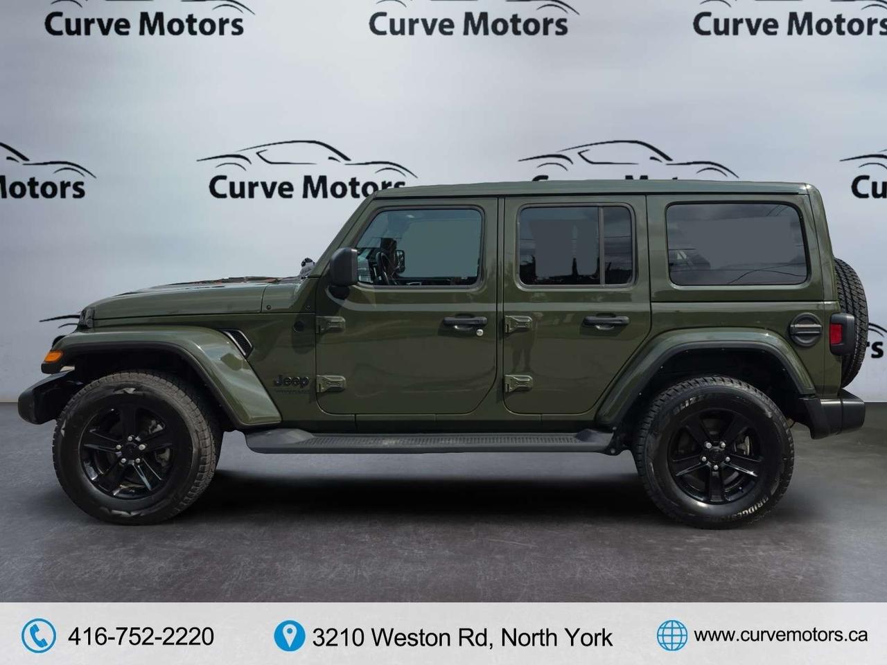 2022 Jeep Wrangler Unlimited Sahara Altitude SKY ONE-TUCH ROOF TOP * 1 OWNER / ALPINE SOUND Photo