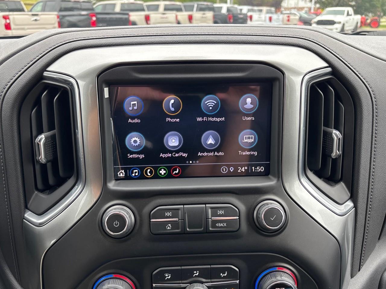 2021 Chevrolet Silverado 1500 RST Used 5 Passenger V8 4X4 Double Cab 6.6FT Truck Box with Heated Front Seats, Heated Steering Wheel, Leather Package and a 10.2 Colour Touchscreen Radio with Wireless Apple CarPlay, Wireless Android Aut Photo