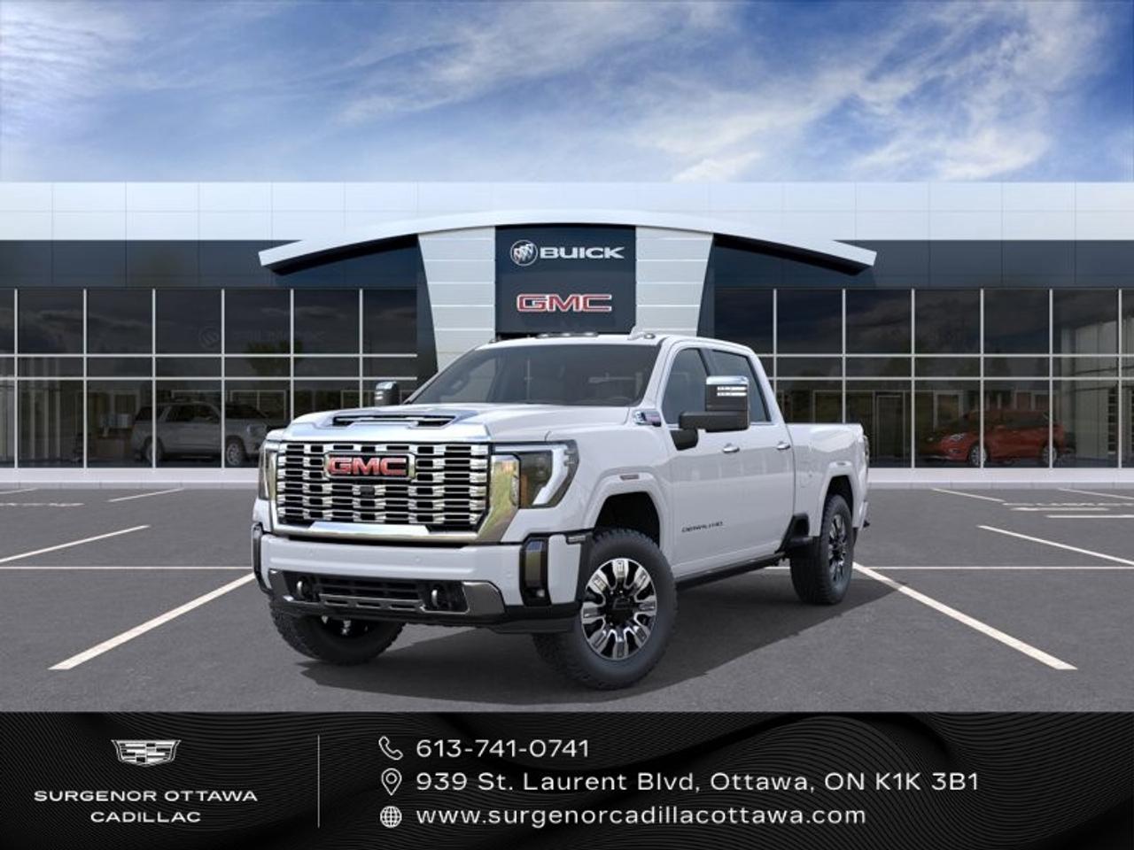 <p>Elevate your driving experience with the new 2026 GMC Sierra 2500HD Denali, shining in a pristine white exterior that complements its powerful 4x4 drivetrain. Perfect for tackling any terrain with ease.</p><p>Step inside to a luxurious black interior outfitted with premium Forge perforated leather seats that provide exceptional comfort. The Denali Preferred Equipment Group offers a sophisticated environment with features such as power-retractable assist steps complete with LED perimeter lighting and a bright accent, enhancing both style and convenience. This truck rides on ultra-bright machined wheels with Black painted pockets and all-terrain black-wall tires, giving it a striking presence on the road.</p><p>Packed with advanced technology, the Sierra 2500HD Denali boasts a cutting-edge 13.4" diagonal GMC Infotainment System, complete with Google built-in apps including navigation and voice assistance, ensuring you're always connected. Safety is a priority with driver assistance features like lane assist and adaptive cruise control, along with a multicolour 15" diagonal head-up display and rear camera mirror to keep you fully aware of your surroundings.</p><p>Whether youre an adventurer looking to harness the power of the Duramax 6.6L Turbo Diesel V8 engine or a tech-savvy individual in need of seamless connectivity, the 2026 GMC Sierra 2500HD Denali is built to exceed expectations. Visit Surgenor Chevrolet Buick GMC Cadillac for more details and to experience this remarkable truck in person.</p>
