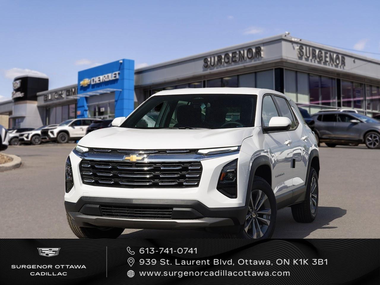 <p>The 2027 Chevrolet Equinox AWD LT in a pristine white finish promises supreme handling with its all-wheel-drive system. This SUV blends robust performance with refined elegance.</p><p>From its distinctive 17-inch Grazen Metallic aluminum wheels to the sleek lines of its Summit White exterior, this Equinox commands attention on the road. Step inside to experience the comfort of black cloth seats, thoughtfully designed with heating options to keep you warm on chilly days.</p><p>Technology reigns in the Equinox, featuring an intuitive bluetooth connection and smart device integration, allowing seamless access to your favorite apps and music. Safety is at the forefront with advanced features like lane assist, a backup camera, and parking sensors, ensuring peace of mind for you and your loved ones.</p><p>This versatile SUV is a perfect fit for families and adventurers alike. Reach out to Surgenor Chevrolet Buick GMC Cadillac today to learn more about how the Equinox can be the ideal companion for all your journeys.</p>