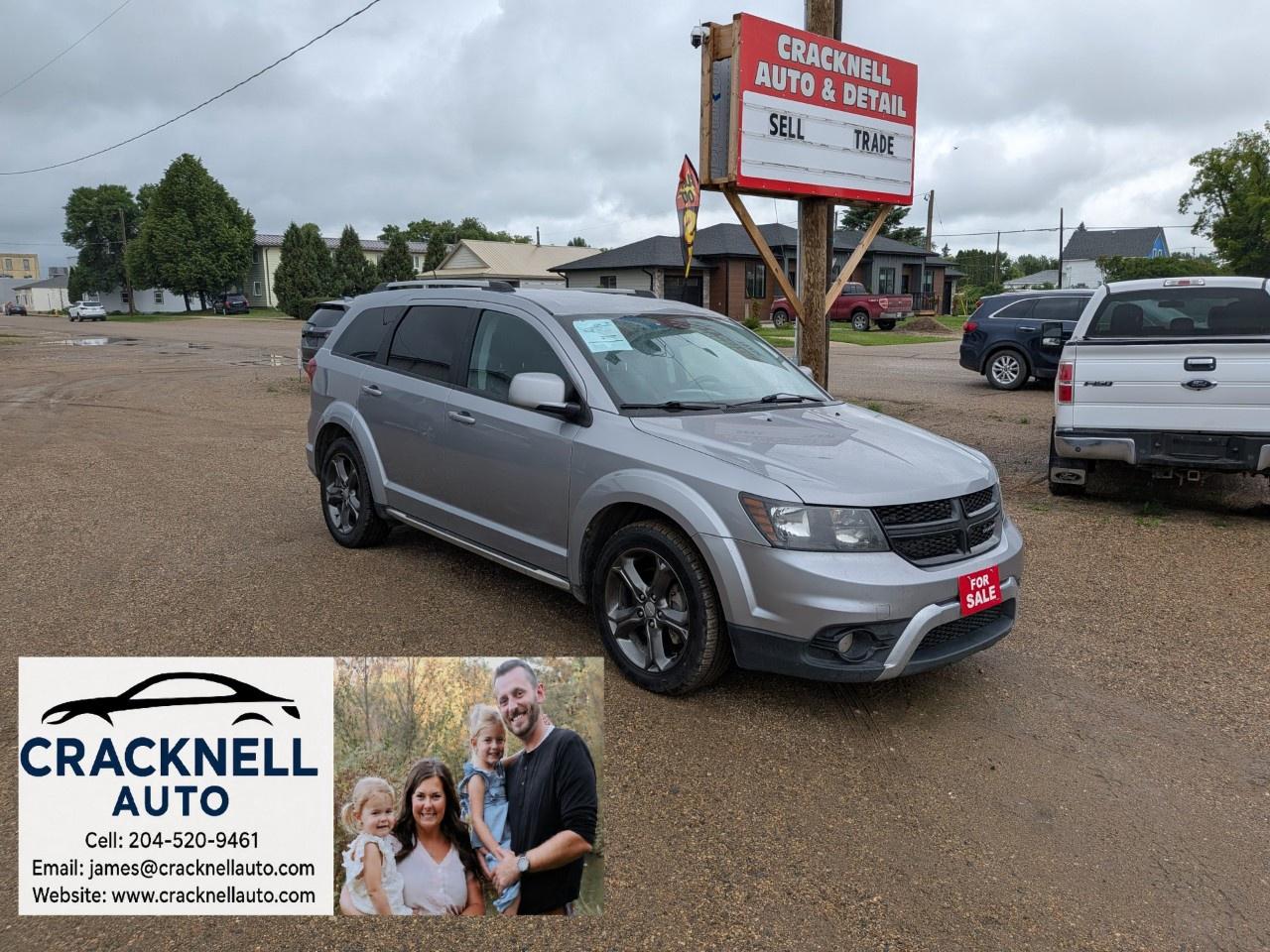 <p>2015 Dodge Journey 7 Seater - Clean Title/ Safetied </p><p><span style=color:rgb( 15 , 15 , 15 )>﻿Located in Carberry, but capable of bringing to Brandon. Priced to Sell! Carfax Available, excellent condition.</span></p><ul><li><p>Towing capacity of up to 2,500 lbs</p></li><li><p>Heated Leather Seats</p></li><li><p>Heated Steering</p></li><li><p>Remote Starter</p></li><li><p>Dual-zone automatic climate control</p></li><li><p>Seating for up to 7 passengers with fold-flat rear seats</p></li><li><p>8.4-inch Uconnect touchscreen infotainment system</p></li><li><p>Bluetooth hands-free calling and audio streaming</p></li><li><p>Premium Alpine 6-speaker audio system</p></li><li><p>USB and auxiliary input ports</p></li><li><p>Keyless Enter n Go with push-button start</p></li><li><p>Rearview camera</p></li><li><p>Rear parking sensors for added convenience</p></li><li><p>Fresh Safety</p></li></ul><p>Warranty Available /Trades Welcome /<span style=color:rgb( 15 , 15 , 15 )>delivery available.</span></p><p></p><p>Call/Text<u> 204-520-9461</u></p><p></p><p>Dealer #5905</p><p></p><p><strong>Vehicle available for dealer trading, perfect subprime car</strong></p><p></p><p>Treaty cards accepted - 7 Day insurances available meaning you can drive home the same day even if MPI is closed (good for weekends and after hours)</p>