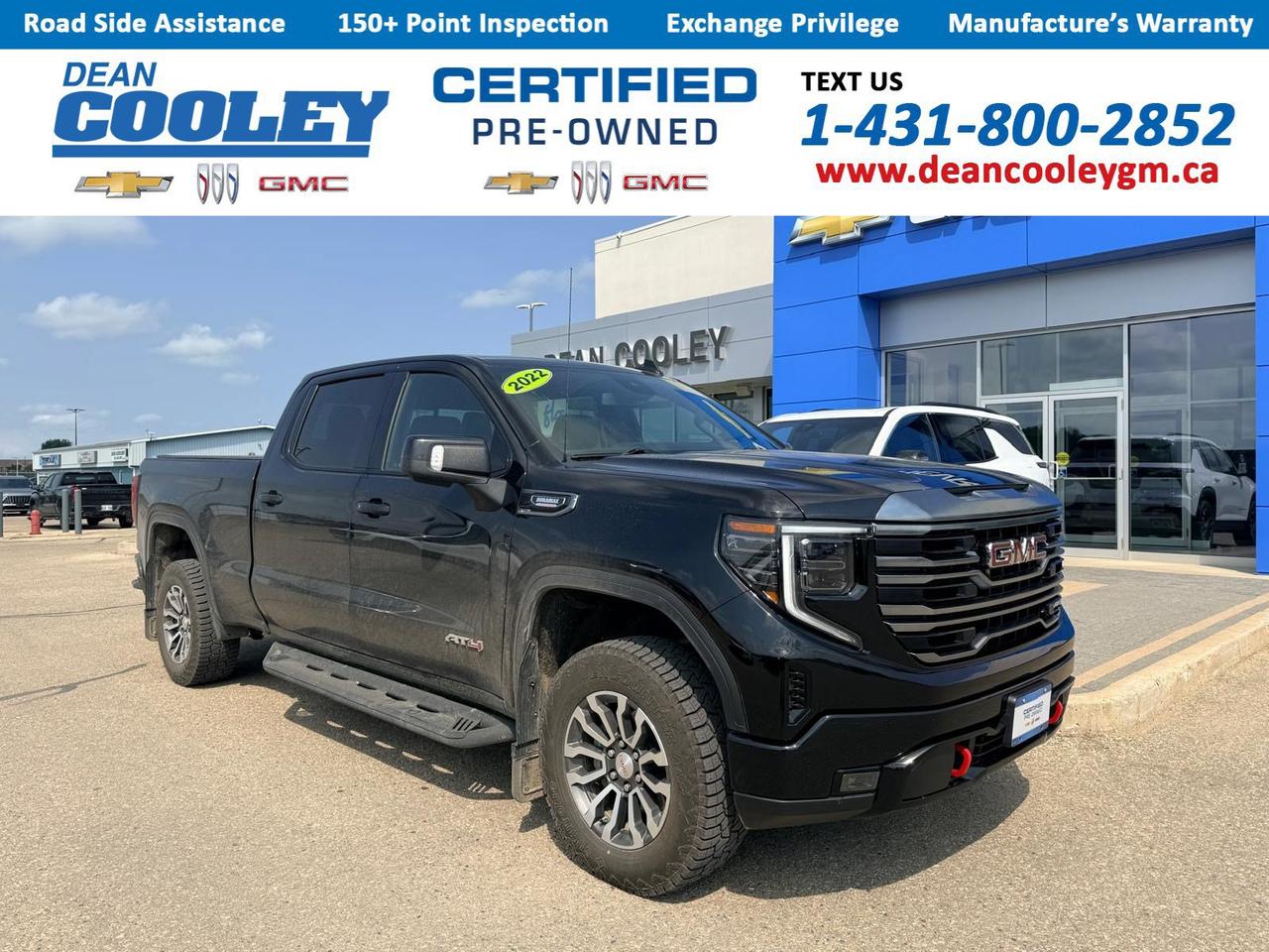 Used 2022 GMC Sierra 1500 AT4 for sale in Dauphin, MB