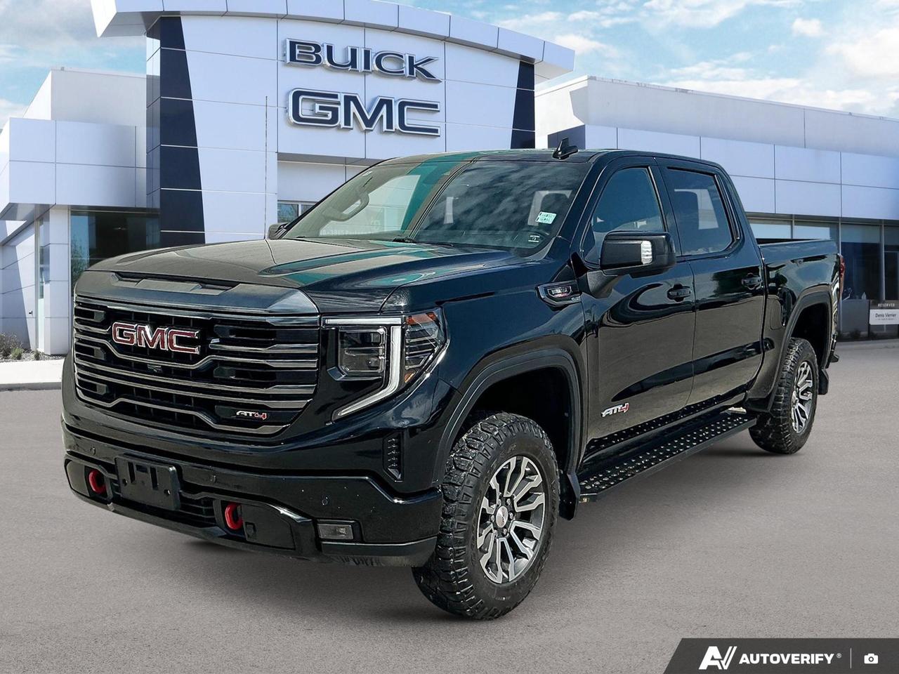Sierra Safety Plus Package | AT4 Off Road Suspension Package | Bed View Camera | BOSE Speaker System | GMC Multi Pro Tail Gate | Heated & Ventilated Seats | Adaptive Cruise Control | Heated Steering Wheel | Heated Seats | Wireless Charging | Navigation |
If youre serious about capability without compromise, this 2022 GMC Sierra 1500 AT4 with the Preferred Package delivers exactly that. Powered by a smooth and efficient 3.0L inline-6 Duramax diesel engine paired with a 4WD drivetrain, this crew cab is built for those who need a truck that works as hard as they do  and looks the part doing it.

Key Features:
- 3.0L Duramax Diesel Engine  impressive towing capability with real-world fuel efficiency
- AT4 Preferred Package  adds premium off-road and comfort upgrades over the base AT4
- Electronic Locking Rear Differential with 3.55 axle ratio  serious off-road and towing confidence
- Hill Descent Control & Hill Hold  tackles steep terrain with ease
- Heated Power Front Seats with 4-way lumbar and 3-setting driver/passenger memory
- Bose 9-Speaker Audio System with Apple CarPlay, Android Auto, and SiriusXM
- Remote Engine Start and Dual Zone Automatic Climate Control for year-round comfort
- Wi-Fi Hotspot Capable  stay connected on the job site or on the road

With 92,627 km on the clock, this Sierra AT4 has plenty of life left and is priced to reflect real value. Whether youre hauling, towing, or just need a dependable daily driver with off-road credentials, this truck checks every box.

Ready to make it yours? Visit us at Birchwood Chevrolet Buick GMC or explore online at birchwoodchevrolet.ca. Book a test drive, start your purchase, or reach out to our team with any questions  were here to make the process straightforward and stress-free.
All of our quality pre-owned vehicles are delivered with the following:
· a Birchwood Certified 152 pt Inspection
· a full tank of fuel
· Full service records (if available)
· a CARFAX report

Click, call (204) 837-5811, or visit Birchwood Chevrolet Buick GMC at the Birchwood Auto Park, 3965 Portage Avenue West at the Perimeter.

Special Financing Available! Price does not include taxes. Dealer Permit #4240.
Dealer permit #4240