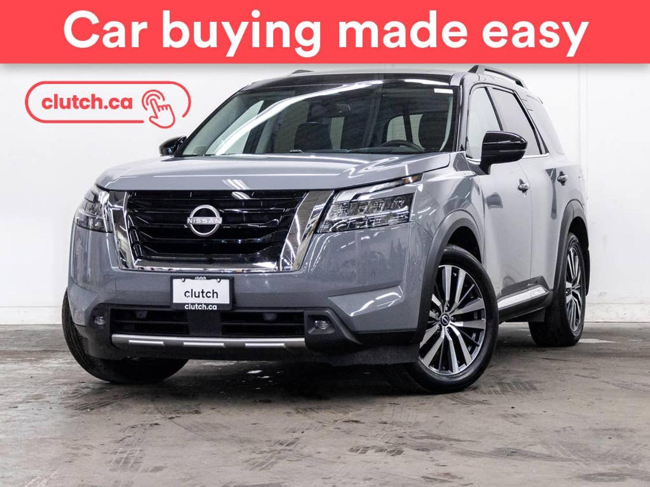 Electric Parking Brake, Brake Assist, Power Tailgate/Hatch and more!<br> <br>Clutch is the largest online used car retailer in Canada, delivering a seamless, hassle-free car-buying experience to drivers everywhere. Shop thousands of used cars online, get the right one delivered to your door, and enjoy peace of mind with our 10-Day Money-Back Guarantee. How sweet is that? To learn more, visit clutch.ca.<br> <br>The top features for this car include:<br> <br>Auto Stop/Start<br>Electric Parking Brake<br>Brake Assist<br>Power Tailgate/Hatch<br>Auto Dimming Rearview Mirror<br>Front Heated Seats<br>Ventilated Front Seats<br>Power Lumbar Support<br>Rear Heated Seats<br>Folding Rear Seats<br>Manual Fold-Into-Floor Third Row Seat<br>Synthetic Leather Seats<br>Driver Seat Memory System<br>Climate Control<br>Dual Zone Front Climate Control<br>Rear Climate Control<br>Rear Climate Vents<br>Premium Sound System<br>Speed-Sensitive Volume<br>Bluetooth Music<br>Touchscreen Display<br>GPS Navigation<br>Cruise Control<br>Adaptive Cruise Control<br>Integrated Garage Door Opener<br>12V Outlet<br>Hands Free Device Connectivity<br>Apple CarPlay<br>Android Auto<br>Wireless Charging<br>USB Input<br>Keyless Entry<br>Push Button Start<br>Passive Keyless Entry<br>Keyfob Remote Start<br>Heads Up Display<br>Front View Camera<br>Power Folding Exterior Mirrors<br>Rear Seat Reminder<br>Lane Departure Warning<br>Active Lane Keep Assistance<br>Blindspot Sensors<br>Forward Collision Mitigation<br>Rear Collision Warning<br>Rear Collision Mitigation<br>Pedestrian Detection<br>Heated Steering Wheel<br>Rain Sensing Wipers<br>Rear Window Defroster<br>Panoramic Sunroof<br>Hill Assistance<br>Automatic High Beams<br>Rear View Camera<br>Parking Sensors<br>Rear Parking Sensors<br>Power Driver Seat<br>360 Camera<br>Ambient Lighting<br>App Remote Start<br> <br>Seamless home delivery - Delivery to your door in a matter of days. Available on select packages.<br> <br>Try it out for 10 days - If you do not like it, we will take it back. <br> <br>Quality assured - All cars go through our rigorous 210-point inspection and reconditioning process.<br> <br>Peace of mind - Warranty and protection plans available.<br> <br>Haggle-free - No haggling or hard sells.<br> <br>100% Transparency - Full inspection reports on every car, including high-res photography and a free Carfax report.<br> <br>Listed price is for cash purchase only and does not include taxes, Shipping Fees (if applicable), Delivery Fees (if applicable), government licensing fees.<br> <br>Previous Provincial Registrations:<br>Ontario<br> <br>Stock # 119556