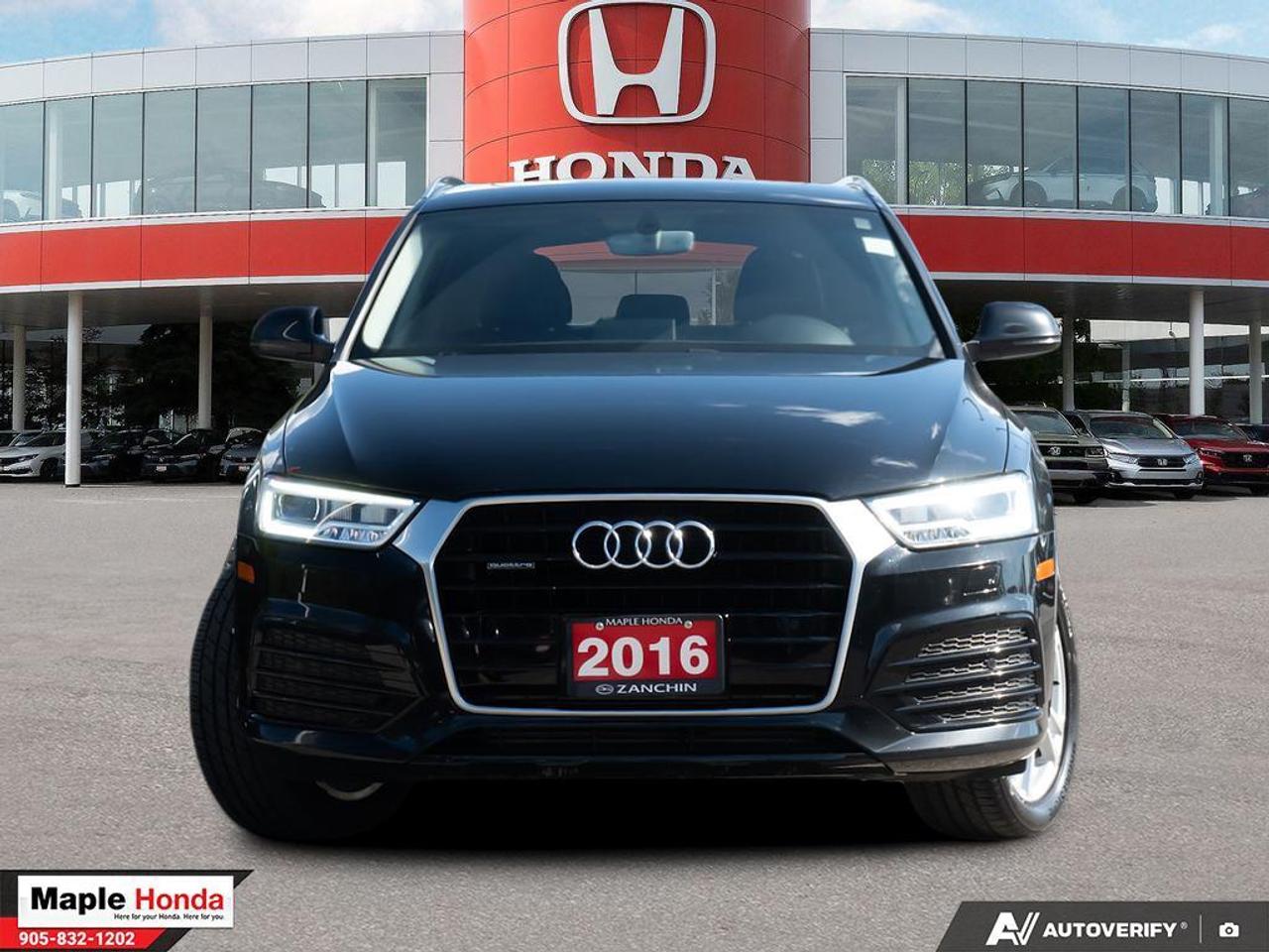 2016 Audi Q3 quattro| Leather Seats| Navigation| Sunroof| Front Photo