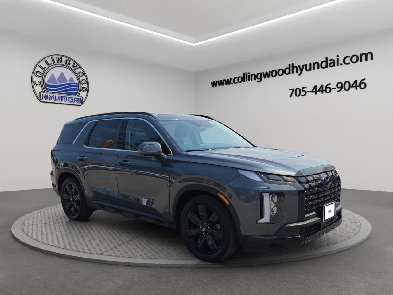 2025 HYUNDAI PALISADE URBAN AWD | STEEL GRAPHITE | 42,000 KM | LOADED 3-ROW SUV

 PALISADE URBAN - LUXURY, SPACE & AWD! 

If youre looking for a premium three-row SUV without the premium-brand price tag, this 2025 Hyundai Palisade Urban AWD needs to be on your list!

Finished in gorgeous Steel Graphite and showing just 42,000 km, the Urban gives you one of the best combinations of luxury, technology, family-friendly space and all-weather capability in the Palisade lineup.

And the Urban isnt just about features - the darker exterior accents and distinctive wheels give it a seriously sharp, upscale look. 

P LOADED URBAN PACKAGE

This is a LOT of SUV:

 HTRAC All-Wheel Drive
 7-Passenger Seating
 Second-Row Captains Chairs
 Dual-Pane Sunroof
 Leather Seating Surfaces
 Heated & Ventilated Front Seats
 Heated Second-Row Seats
 Heated Steering Wheel
 Power Front Seats
 Drivers Integrated Memory System
 12.3 Navigation Display
 Apple CarPlay & Android Auto
 Harman Kardon Premium Audio
 Surround View Monitor
 Blind View Monitor
 Power Liftgate
 Smart Key & Push-Button Start
 Remote Start
 20 Alloy Wheels

 THREE ROWS - WITHOUT FEELING LIKE A BUS

One of the reasons the Palisade has become such a popular family SUV is how well it uses its space.

You get 7-passenger seating, comfortable second-row captains chairs and a genuinely useful third row.

Need cargo space instead? Fold the rear seats down and youve got plenty of room for hockey bags, luggage, groceries or a weekend away.

 LOADED WITH SAFETY TECHNOLOGY

Hyundai packed the Palisade with advanced driver-assistance technology, including:

 Forward Collision-Avoidance Assist
 Blind-Spot Collision-Avoidance Assist
 Blind View Monitor
 Surround View Monitor
 Lane Keeping Assist
 Lane Following Assist
 Adaptive Cruise Control
 Rear Cross-Traffic Collision-Avoidance Assist
 Driver Attention Warning
 Parking Sensors
 Rear Occupant Alert

That Blind View Monitor is one of those features you dont think you need until youve had it - activate your signal and a live camera view of your blind spot appears right in the instrument display.

 3.8L V6 POWER

Under the hood is Hyundais 3.8L V6, producing:
.¡ 291 horsepower
¡ 262 lb-ft of torque

Its paired with an 8-speed automatic transmission and Hyundais HTRAC AWD system, giving the Palisade smooth highway performance and excellent confidence through Ontario winters.

Proper V6 power in a full-size family SUV. 

 WHY STEP UP TO A LUXURY BRAND?

Sit inside a Palisade Urban and youll understand why these have become so popular.

Leather. Huge screens. Premium audio. Captains chairs. Multiple sunroofs. Surround-view cameras. Advanced safety technology. AWD. Three rows.

It has the features and feel of a much more expensive SUV.

And this one is a 2025 with only 42,000 km!
+P THE ONE TO BUY P

 2025 HYUNDAI PALISADE URBAN AWD
 Steel Graphite
 42,000 KM
 7 PASSENGER
 HTRAC AWD
 HEATED & VENTILATED SEATS
 DUAL SUNROOFS
 HARMAN KARDON AUDIO
 360° CAMERA + BLIND VIEW MONITOR.¡ 291-HP V6

The Urban is the sweet spot in the Palisade lineup - loaded with the features you want, sharp enough to stand out, and without paying top-trim money.

 COME SEE WHY THE PALISADE IS ONE OF THE BEST FAMILY SUVs ON THE ROAD!<p> SPACE & AWD! 

If youre looking for a premium three-row SUV without the premium-brand price tag</p>
<p> this 2025 Hyundai Palisade Urban AWD needs to be on your list!

Finished in gorgeous Steel Graphite and showing just 42</p>
<p> family-friendly space and all-weather capability in the Palisade lineup.

And the Urban isnt just about features - the darker exterior accents and distinctive wheels give it a seriously sharp</p>
<p> upscale look. 

P LOADED URBAN PACKAGE

This is a LOT of SUV:

 HTRAC All-Wheel Drive
 7-Passenger Seating
 Second-Row Captains Chairs
 Dual-Pane Sunroof
 Leather Seating Surfaces
 Heated & Ventilated Front Seats
 Heated Second-Row Seats
 Heated Steering Wheel
 Power Front Seats
 Drivers Integrated Memory System
 12.3 Navigation Display
 Apple CarPlay & Android Auto
 Harman Kardon Premium Audio
 Surround View Monitor
 Blind View Monitor
 Power Liftgate
 Smart Key & Push-Button Start
 Remote Start
 20 Alloy Wheels

 THREE ROWS - WITHOUT FEELING LIKE A BUS

One of the reasons the Palisade has become such a popular family SUV is how well it uses its space.

You get 7-passenger seating</p>
<p> comfortable second-row captains chairs and a genuinely useful third row.

Need cargo space instead? Fold the rear seats down and youve got plenty of room for hockey bags</p>
<p> groceries or a weekend away.

 LOADED WITH SAFETY TECHNOLOGY

Hyundai packed the Palisade with advanced driver-assistance technology</p>
<p> including:

 Forward Collision-Avoidance Assist
 Blind-Spot Collision-Avoidance Assist
 Blind View Monitor
 Surround View Monitor
 Lane Keeping Assist
 Lane Following Assist
 Adaptive Cruise Control
 Rear Cross-Traffic Collision-Avoidance Assist
 Driver Attention Warning
 Parking Sensors
 Rear Occupant Alert

That Blind View Monitor is one of those features you dont think you need until youve had it - activate your signal and a live camera view of your blind spot appears right in the instrument display.

 3.8L V6 POWER

Under the hood is Hyundais 3.8L V6</p>
<p> producing:
.¡ 291 horsepower
¡ 262 lb-ft of torque

Its paired with an 8-speed automatic transmission and Hyundais HTRAC AWD system</p>
<p> giving the Palisade smooth highway performance and excellent confidence through Ontario winters.

Proper V6 power in a full-size family SUV. 

 WHY STEP UP TO A LUXURY BRAND?

Sit inside a Palisade Urban and youll understand why these have become so popular.

Leather. Huge screens. Premium audio. Captains chairs. Multiple sunroofs. Surround-view cameras. Advanced safety technology. AWD. Three rows.

It has the features and feel of a much more expensive SUV.

And this one is a 2025 with only 42</p>
<p>000 KM
 7 PASSENGER
 HTRAC AWD
 HEATED & VENTILATED SEATS
 DUAL SUNROOFS
 HARMAN KARDON AUDIO
 360° CAMERA + BLIND VIEW MONITOR.¡ 291-HP V6

The Urban is the sweet spot in the Palisade lineup - loaded with the features you want</p>
<p> and without paying top-trim money.

 COME SEE WHY THE PALISADE IS ONE OF THE BEST FAMILY SUVs ON THE ROAD!</p>