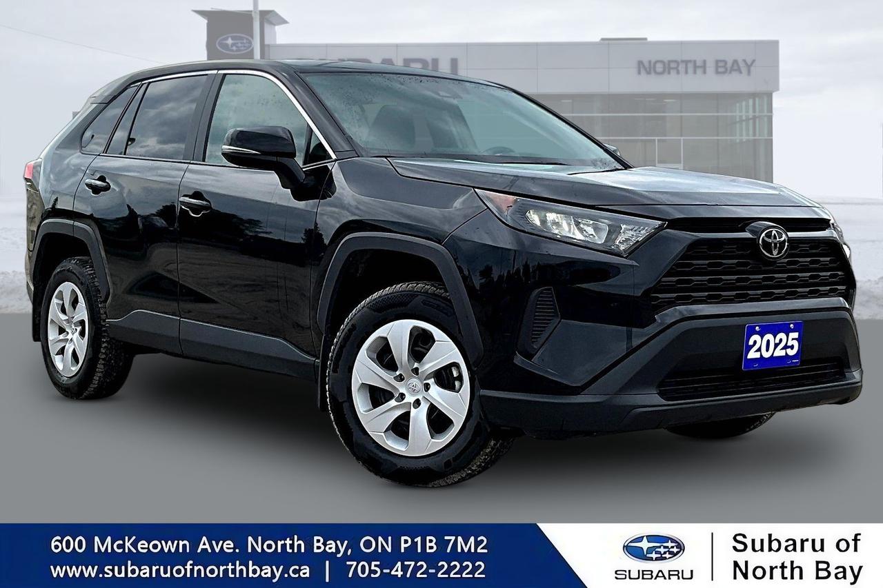 Lets be honest.
			
			Some vehicles promise the world.
			
			The 2025 Toyota RAV4 LE simply shows up every day, starts every time, and quietly becomes one of the best decisions youll ever make.
			
			Available now at North Bay Subaru, this incredibly popular SUV combines Toyotas legendary reliability, excellent fuel economy, advanced safety technology, and all-wheel-drive confidence into one package thats built for real Canadian life. Whether youre commuting through North Bay, travelling Highway 11, heading to Lake Nipissing, or escaping to cottage country for the weekend, the RAV4 LE is ready for wherever life takes you.
			
			Its no surprise the RAV4 continues to be one of Canadas best-selling SUVs year after year.
			
			Vehicle Highlights
			Trim: LE
			Mileage: 36,008
			Condition: Excellent Condition
			Engine: 2.5L Dynamic Force 4-Cylinder
			Transmission: 8-Speed Automatic
			Drivetrain: All-Wheel Drive (AWD)
			Seating Capacity: 5 Passengers
			Features Youll Wonder How You Lived Without
			Toyota All-Wheel Drive
			Toyota Safety Sense? 2.5+
			Apple CarPlay® & Android Auto?
			Heated Front Seats
			Adaptive Cruise Control
			Lane Departure Alert with Steering Assist
			Lane Tracing Assist
			Pre-Collision System with Pedestrian Detection
			Blind Spot Monitoring
			Rear Cross Traffic Alert
			Backup Camera
			LED Headlights
			Remote Keyless Entry
			Bluetooth® Connectivity
			Built for Northern Ontario... and Everything That Comes With It
			
			Living in North Bay means your vehicle has to be ready for all four seasons...
			
			Sometimes before lunch.
			
			Snow?
			
			Easy.
			
			Rain?
			
			No problem.
			
			Construction on Highway 11?
			
			Well... nobody can fix that.
			
			Fortunately, Toyotas AWD system and legendary reliability mean youll spend more time enjoying the drive and less time wondering what that dashboard light means.
			
			The SUV That Just Gets It
			
			Need to haul hockey gear?
			
			Done.
			
			Camping equipment?
			
			Throw it in.
			
			Groceries?
			
			Easy.
			
			A Labrador that believes personal space is optional?
			
			Theres room for that too.
			
			The RAV4 has become Canadas favourite SUV because it simply fits into everyday life without asking you to compromise.
			
			Why Everyone Seems to Own a RAV4
			
			Ever notice theyre everywhere?
			
			Thats not an accident.
			
			Toyota owners know a good thing when they see it.
			
			The RAV4 is comfortable, fuel-efficient, incredibly dependable, holds its value exceptionally well, and asks for very little in return.
			
			Kind of like the perfect roommate... except it actually helps you get places.
			
			Perfect for Life Around North Bay
			
			Serving customers throughout North Bay, Callander, Powassan, Corbeil, Astorville, Mattawa, Sturgeon Falls, Temagami, Huntsville, and the entire Nipissing District, this RAV4 LE is ideal for commuters, families, first-time SUV buyers, retirees, and anyone looking for dependable transportation with modern features and year-round confidence.
			
			Book Your Test Drive at North Bay Subaru Today
			
			The 2025 Toyota RAV4 LE AWD delivers everything Canadians love about Toyotareliability, safety, fuel efficiency, and versatilityin one outstanding SUV.
			
			Contact North Bay Subaru today to schedule your test drive, explore financing options, or get top value for your trade.
			
			Because when life gets unpredictable...
			
			Its nice knowing your SUV isnt.
			
			Former daily rental.