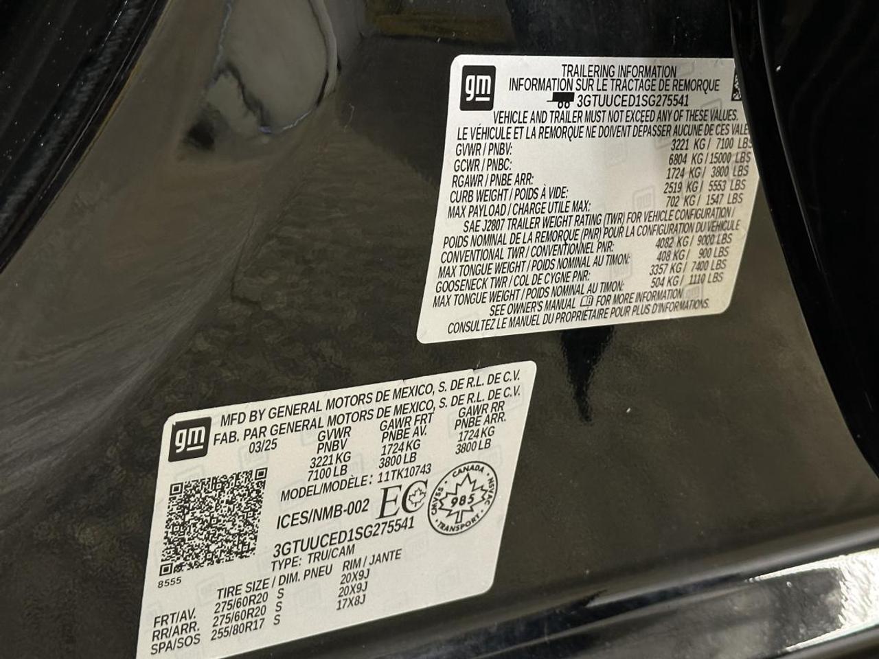 2025 GMC Sierra 1500 4WD Crew Cab 157" Elevation Photo