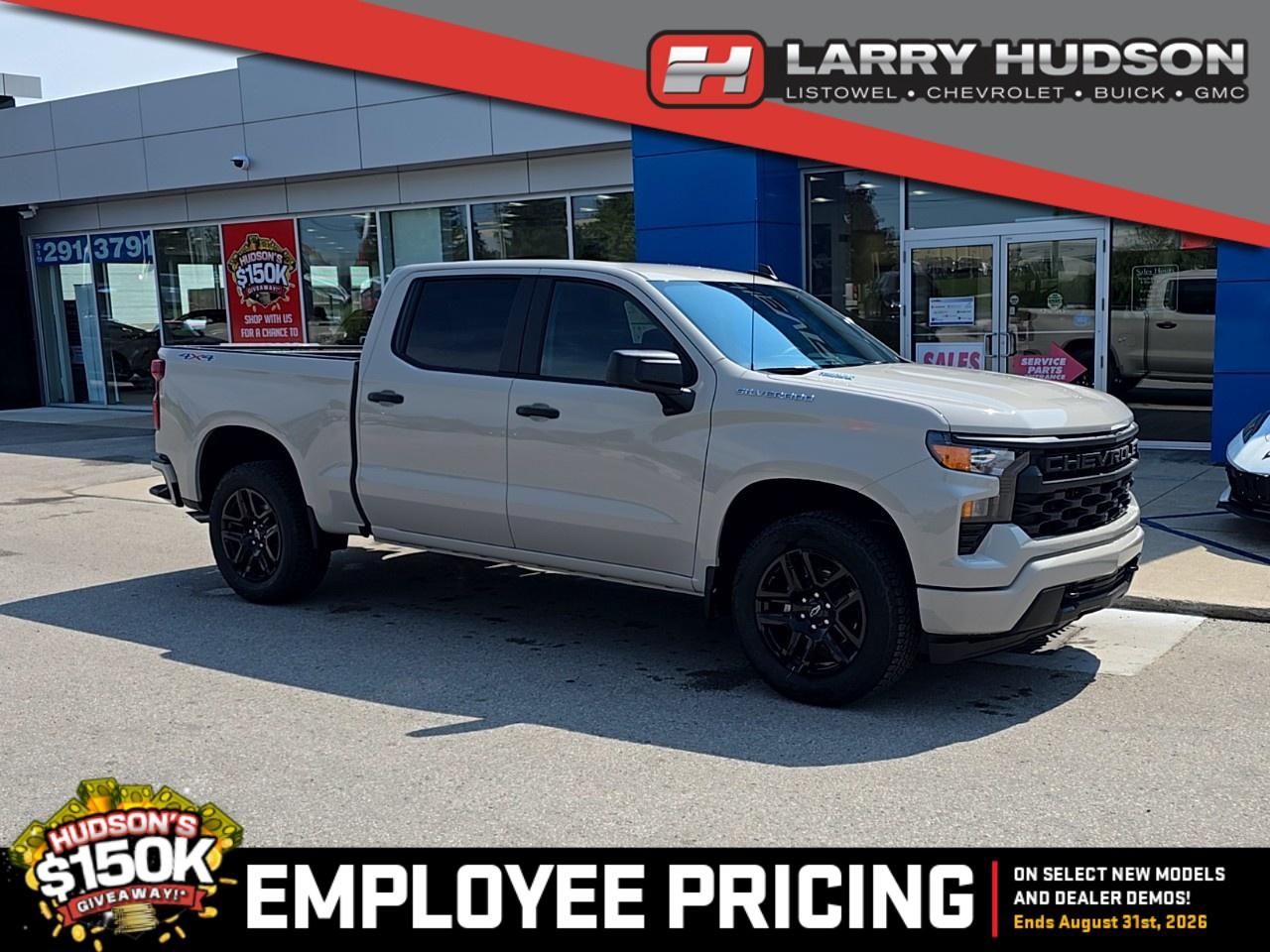 HUDSONS HAS IT! See it - Drive it - Own it - LOVE it. At Larry Hudson Chevrolet Buick GMC we make car buying a breeze! New car pricing with $0 down approvals are among your options (*on approved credit). There are a variety of finance and lease options available. Also expect top dollar for your trade-in! Selling price/payment shown includes cash incentive(s). Does not include HST & Licensing. Bi-Weekly payments reflect current Chevrolet Buick and GMC incentives. We have professional Product Specialist to guide you through your vehicle purchase. Contact us for more info! 1-800-350-3325