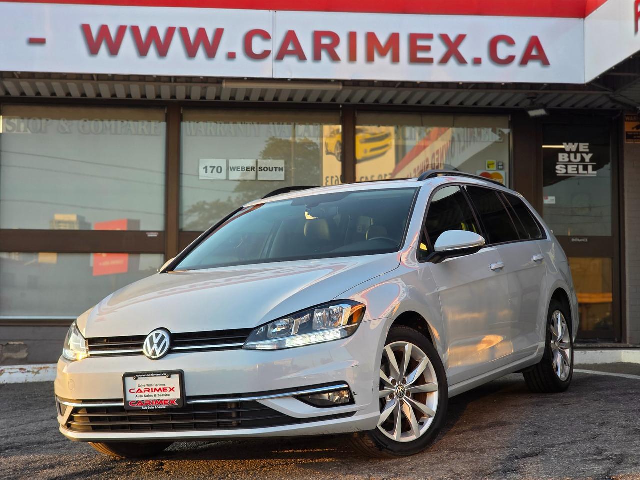 Great Condition, One Owner, Low Mileage Volkswagen Golf Sportwagen Comfortline 4Motion! Equipped with a Panoramic Roof, Leather, Blind Spot Monitoring, Backup Camera, Heated Seats, Bluetooth, Cruise Control, Apple Car Play, Android Auto, Power Group, Dual Climate Control, Smart Key with Push Button Start, Alloy Wheels, Fog Lights