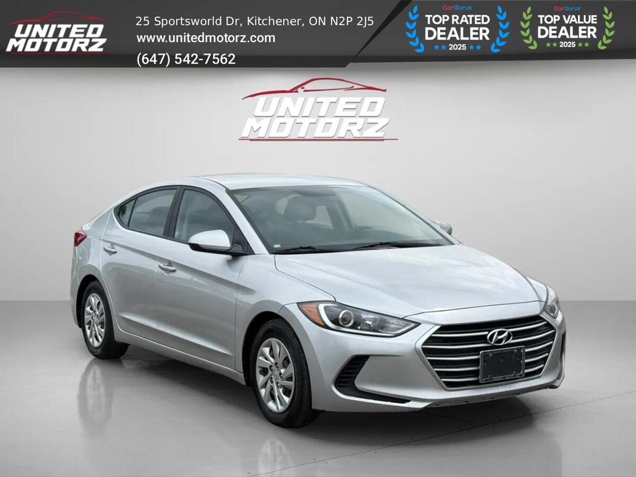 2017 Hyundai Elantra LE 4dr Sdn AUTO FWD 2.0L~SAFETY CERTIFIED~ Photo