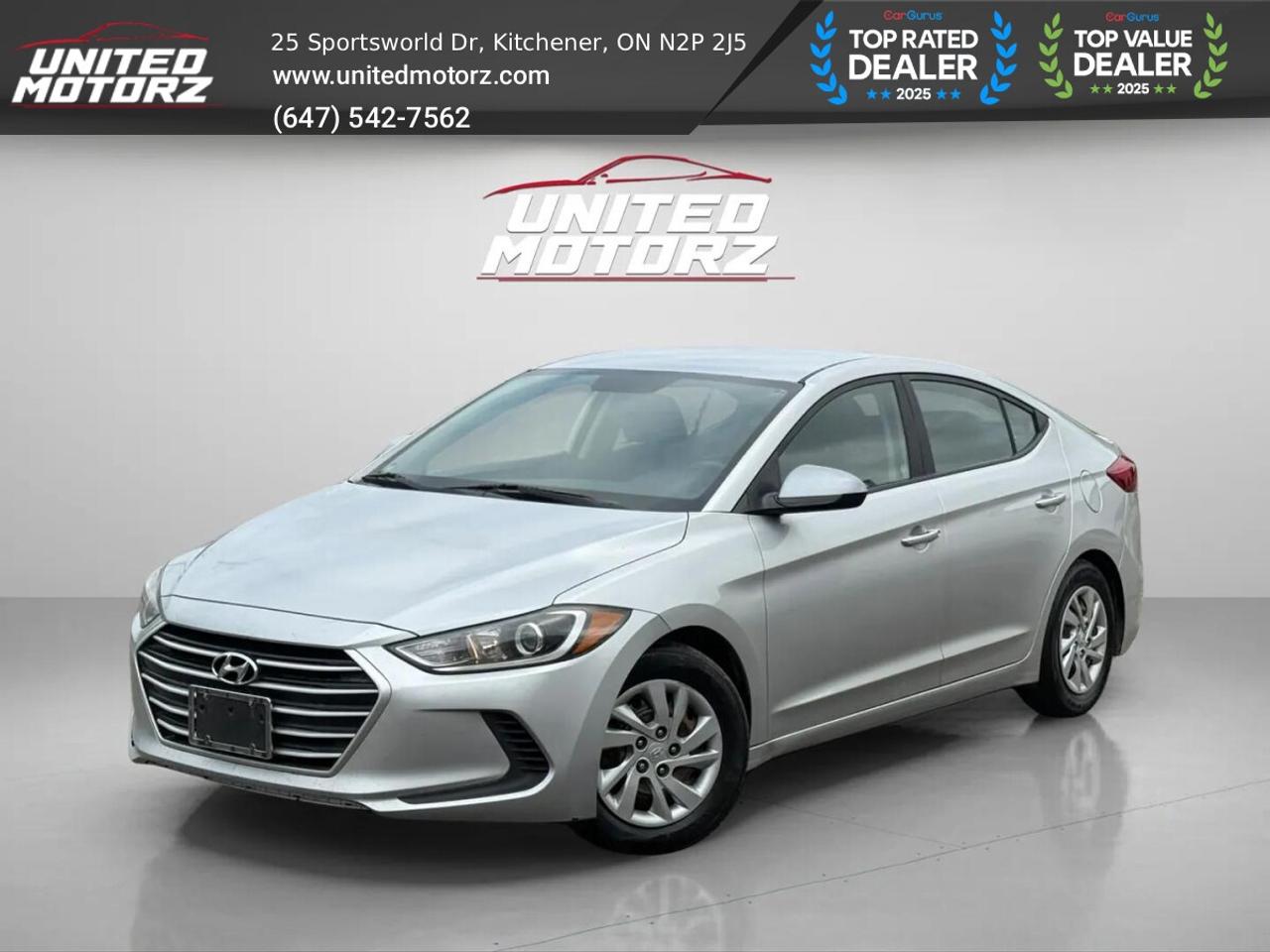 2017 Hyundai Elantra LE 4dr Sdn AUTO FWD 2.0L~SAFETY CERTIFIED~ Photo