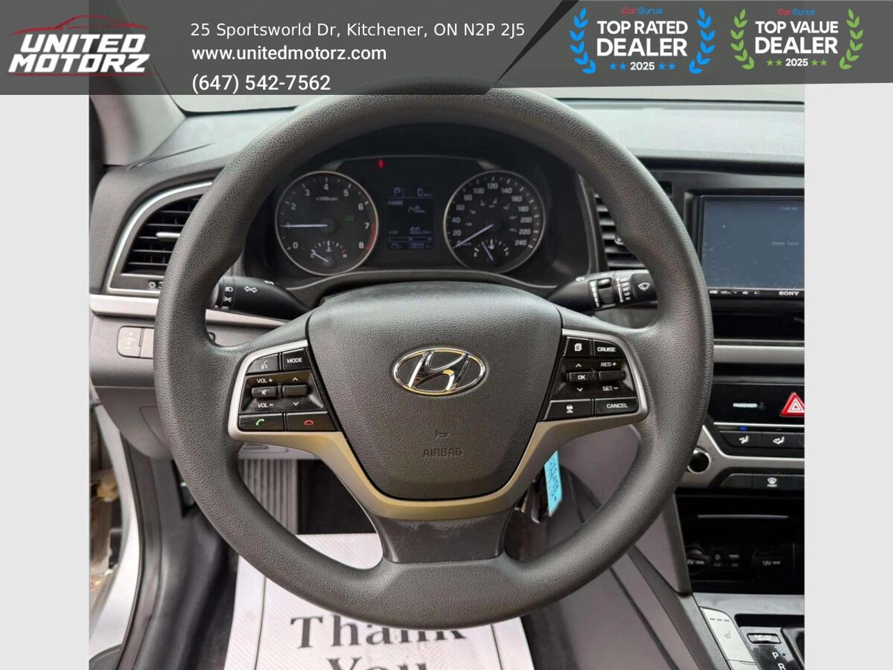 2017 Hyundai Elantra LE 4dr Sdn AUTO FWD 2.0L~SAFETY CERTIFIED~ Photo