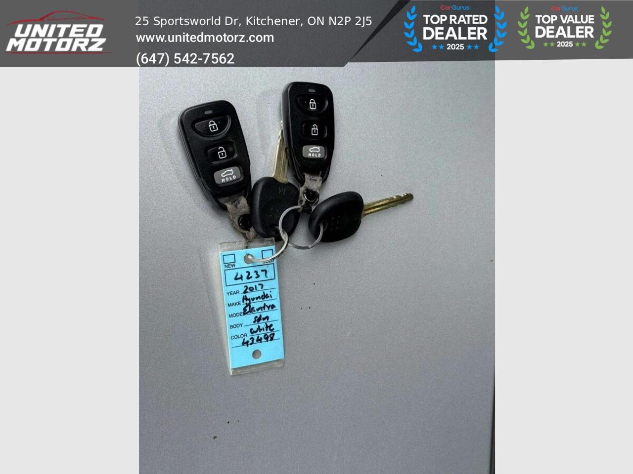 2017 Hyundai Elantra LE 4dr Sdn AUTO FWD 2.0L~SAFETY CERTIFIED~ Photo