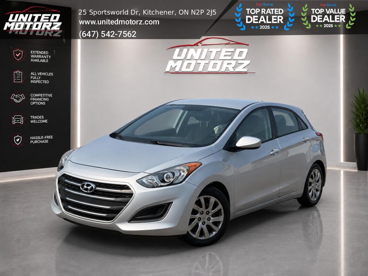 2016 Hyundai Elantra GT HB AUTO GL FWD 2.0L~SAFETY CERTIFIED~ Photo0