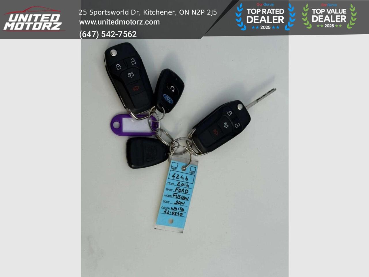 2014 Ford Fusion 4dr Sdn SE AUTO FWD  1.5~SAFETY CERTIFIED~NO ACCID Photo