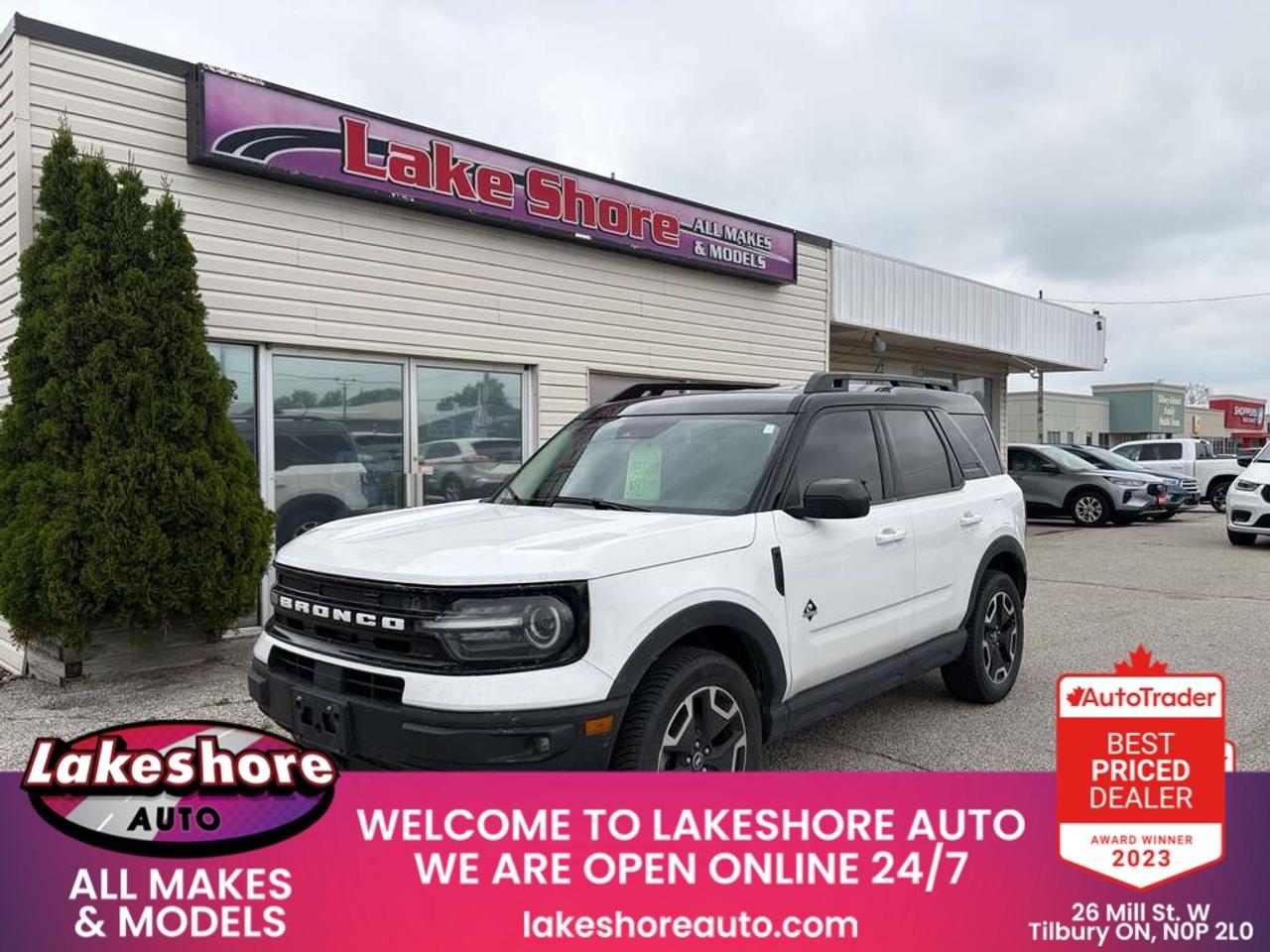 Used 2022 Ford Bronco Sport Outer Banks for sale in Tilbury, ON
